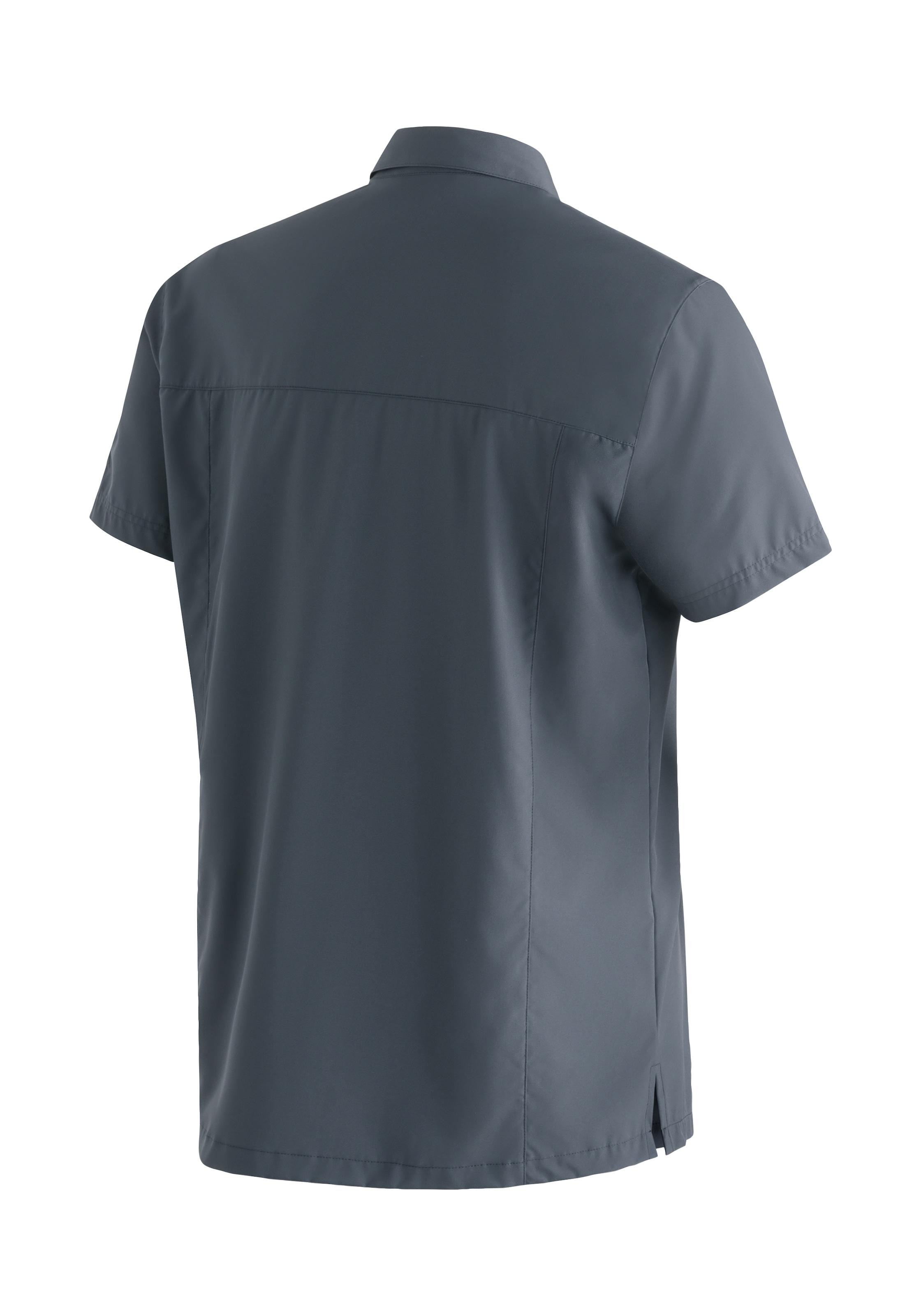 Maier Sports Funktionshemd »Magos S/S M«, Herren Hemd kurzarm, atmungsaktives Freizeithemd, Taillierter Schnitt