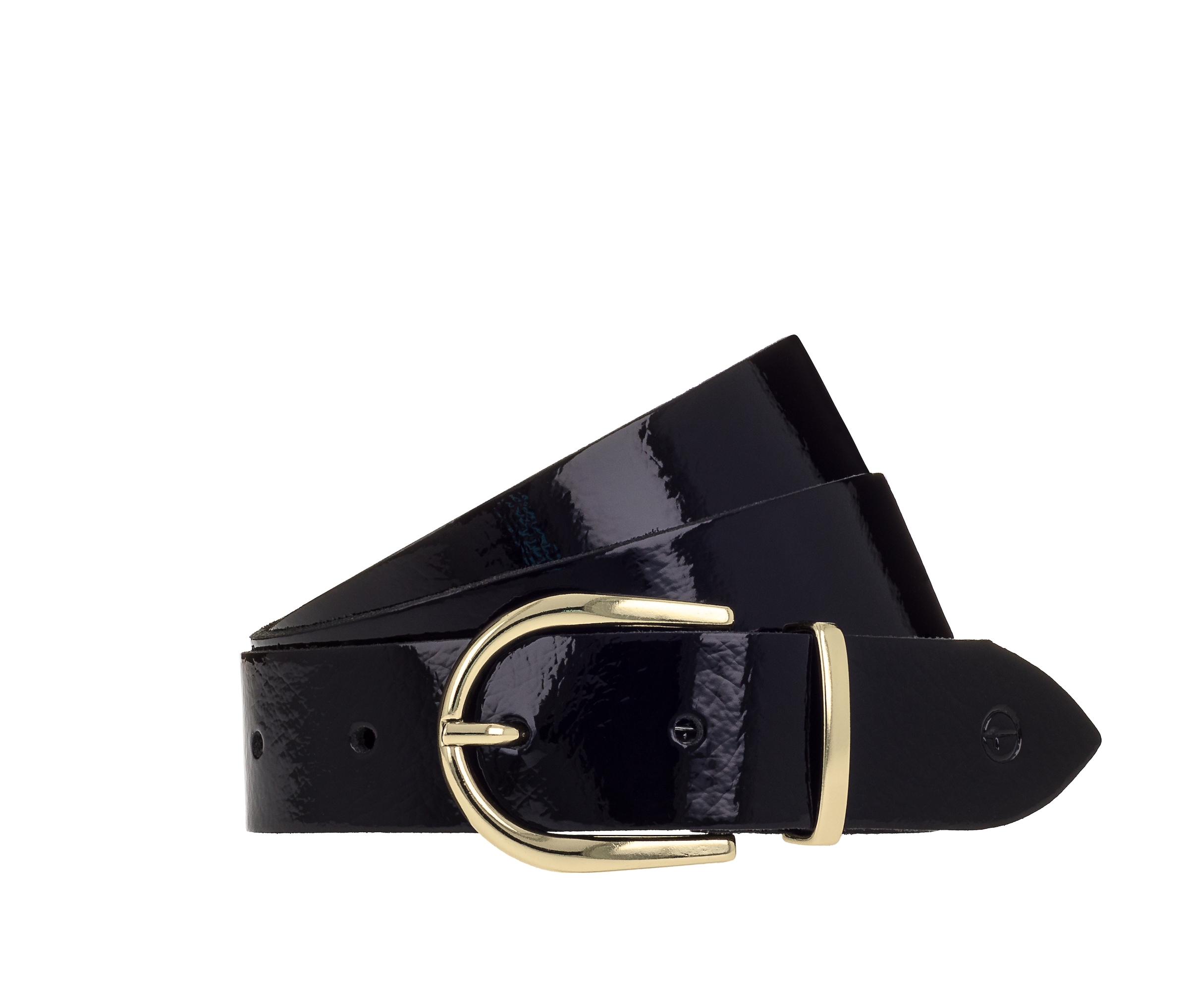 Tamaris Ledergürtel ""Ellen Gold"" 3 cm breit, klassische Dornschnalle in g günstig online kaufen