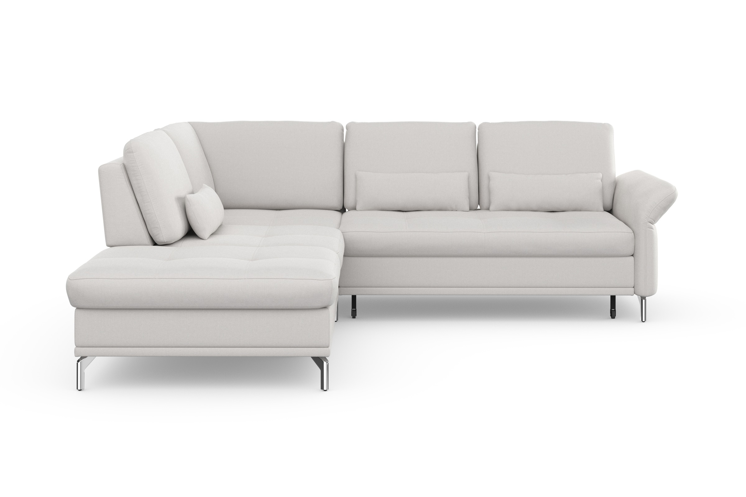 Home affaire Ecksofa "Palm Beach L-Form" Federkern, mit Sitztiefenverstellu günstig online kaufen