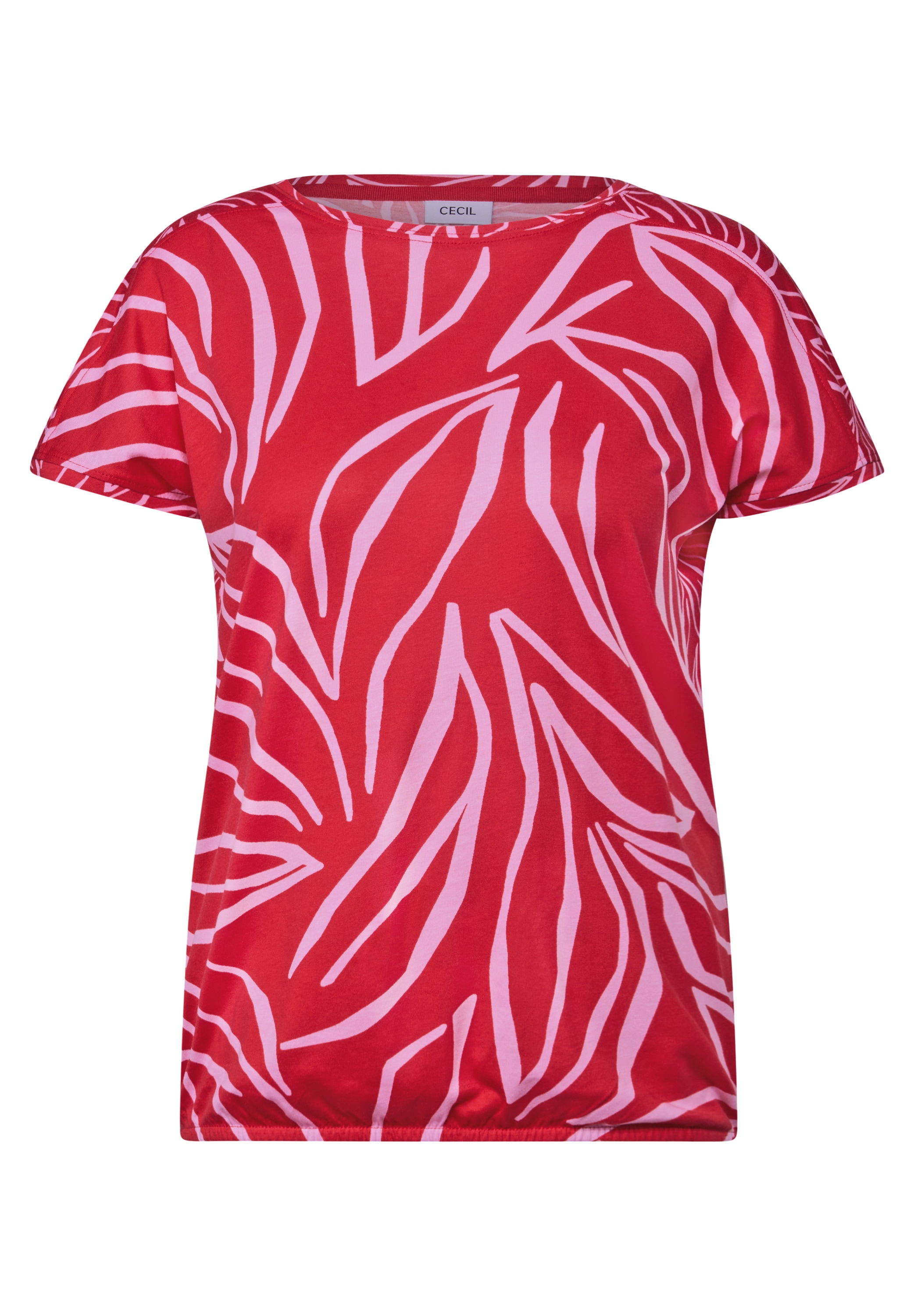Cecil T-Shirt, mit Elastiksaum