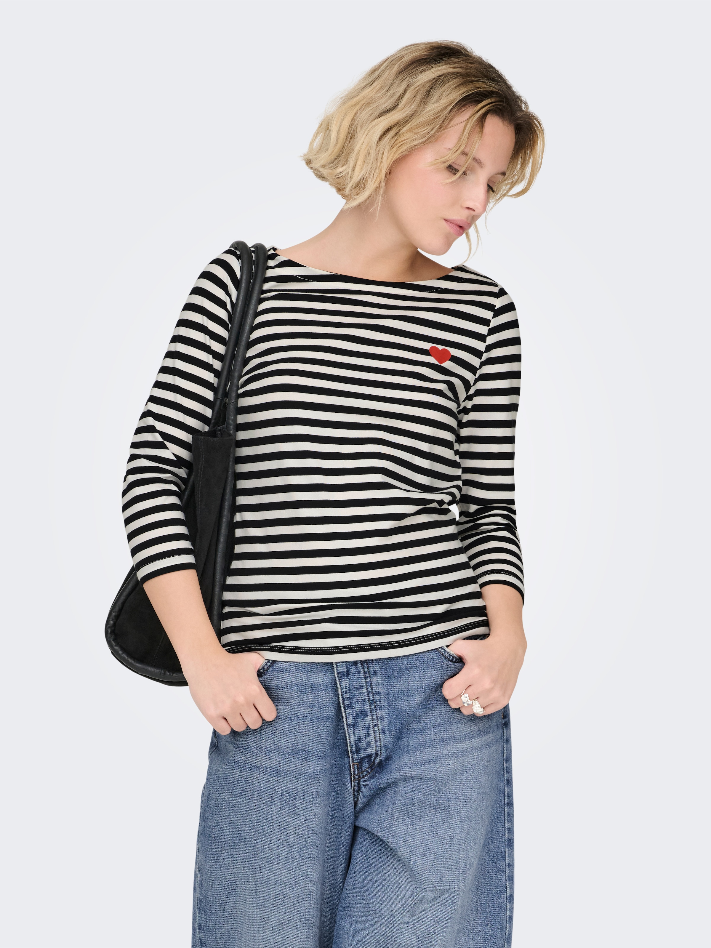 ONLY 3/4-Arm-Shirt »ONLFIFI LIFE 3/4 PRINTED TOP CS JRS«