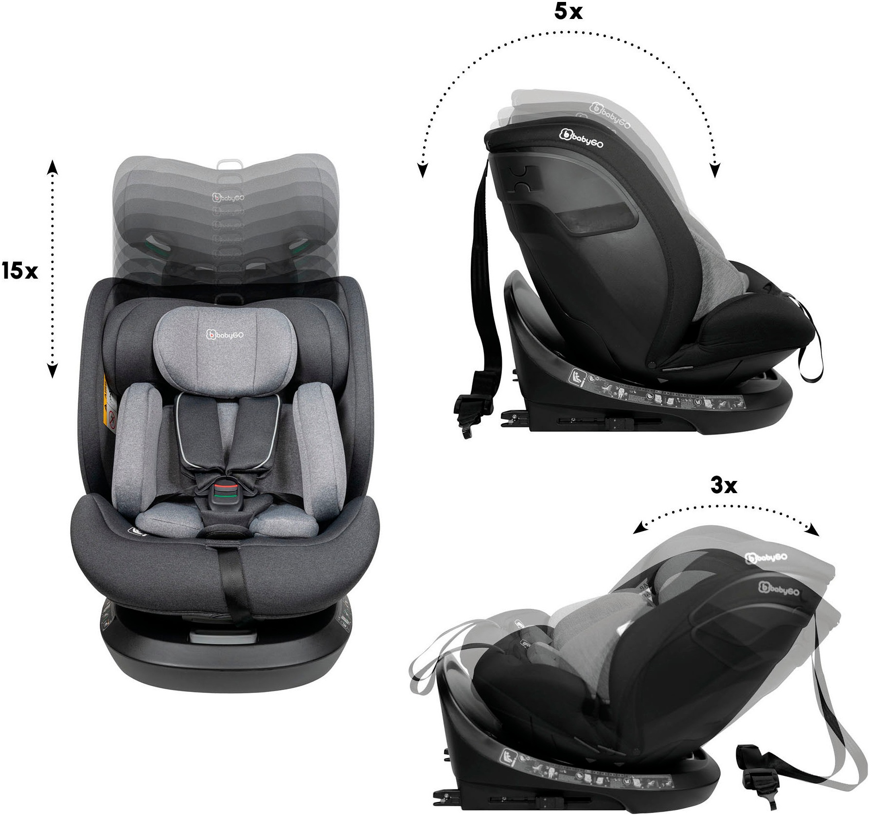 BabyGo Autokindersitz »Protection 360 Grad«
