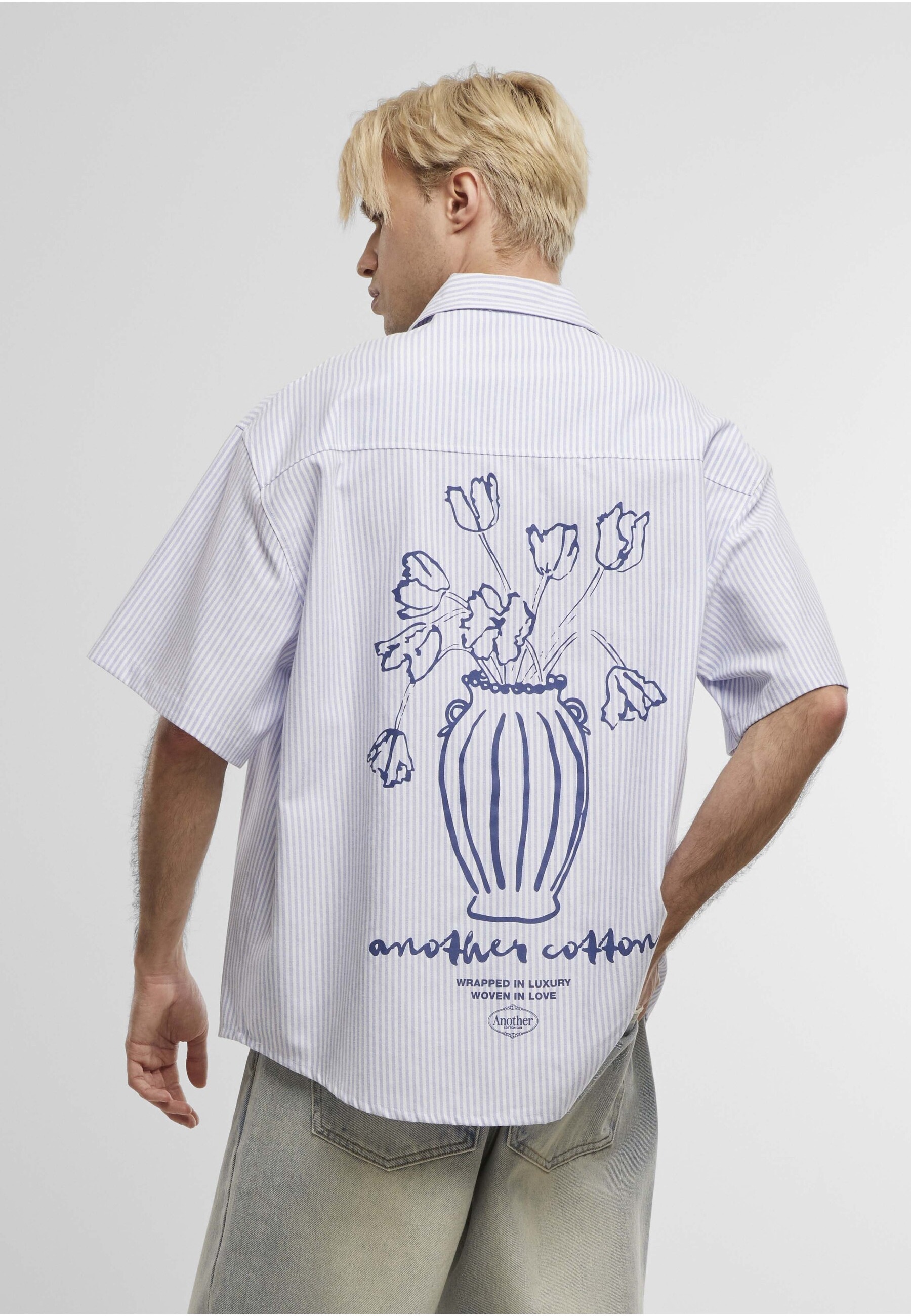 Another Cotton Lab Langarmhemd »Another Cotton Lab Oversized Short Sleeve Shirt« 1