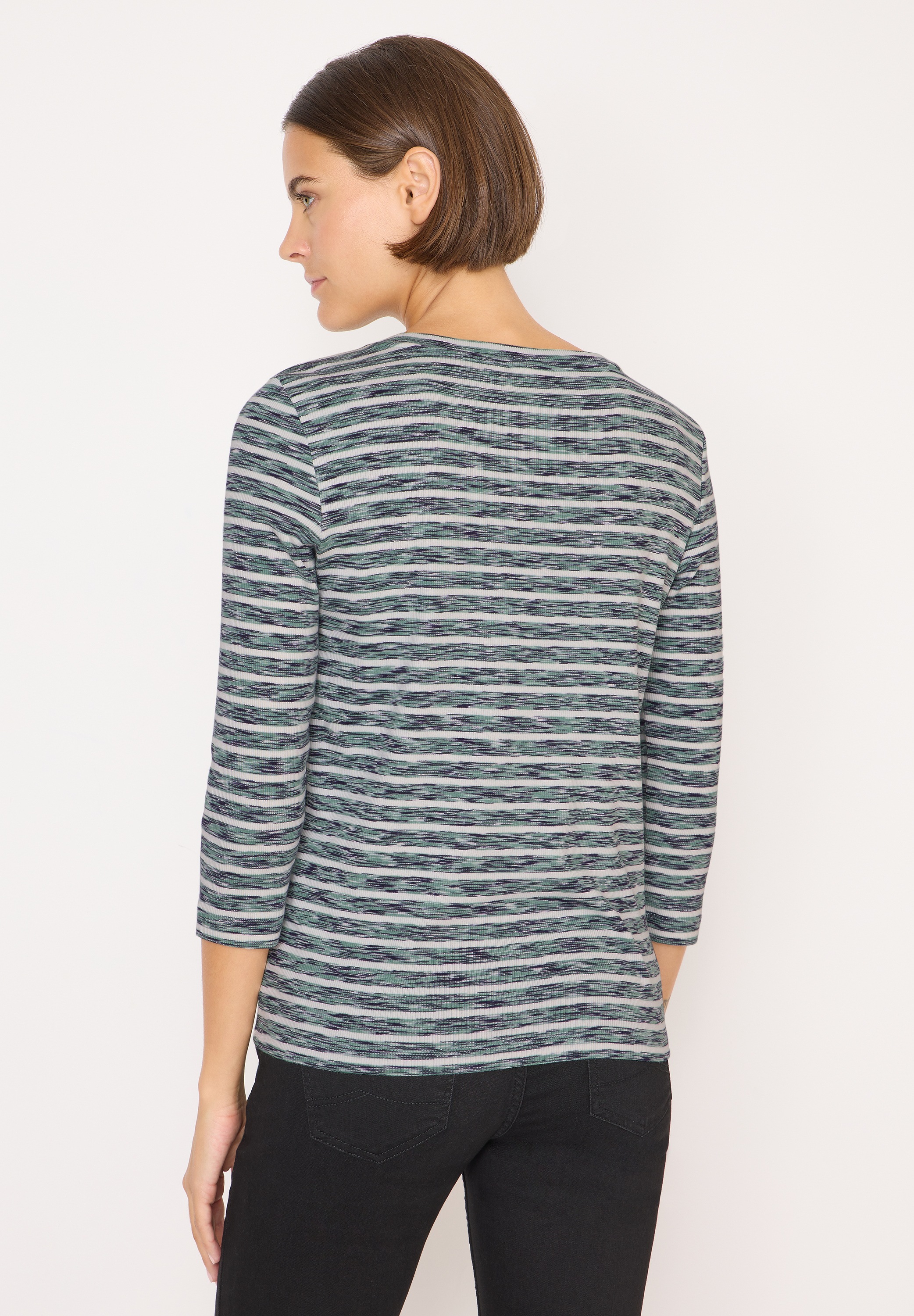 Cecil 3/4-Arm-Shirt, aus Baumwolle mit Stretchante