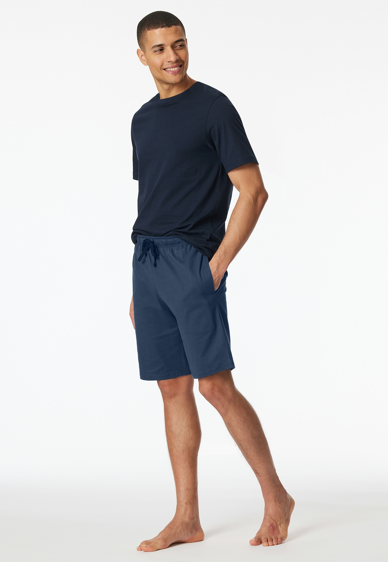 Schiesser Pyjamahose "Mix + Relax" mit seitlichen Taschen, Single-Jersey Qualität