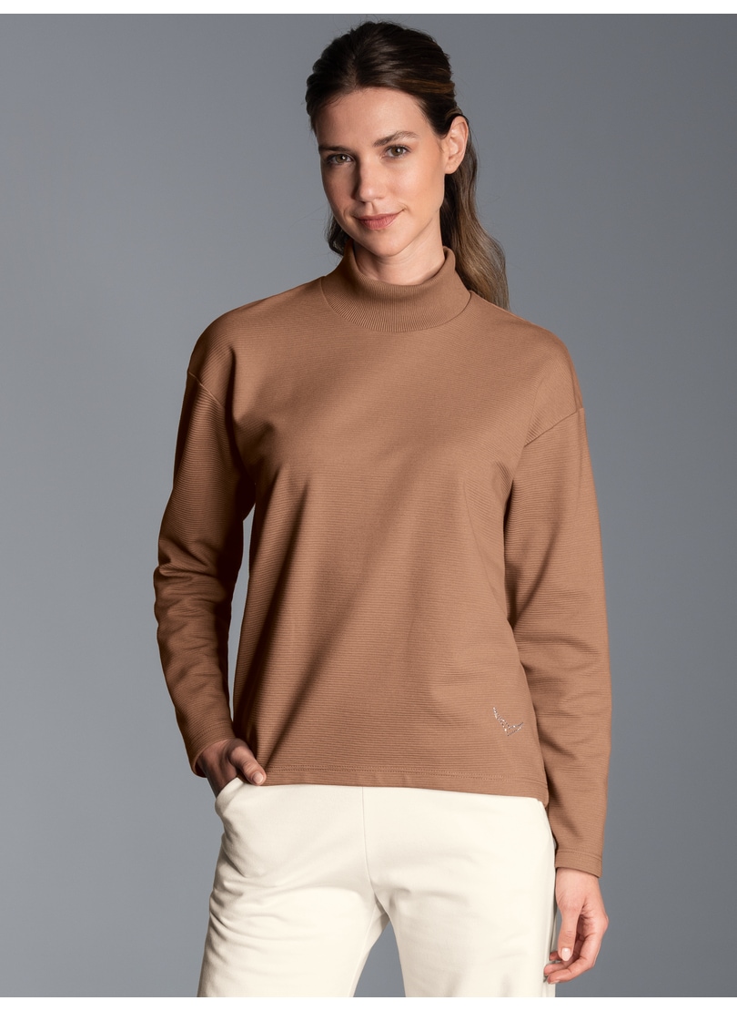 Trigema Sweatshirt »TRIGEMA Sweatshirt mit Stehkragen«