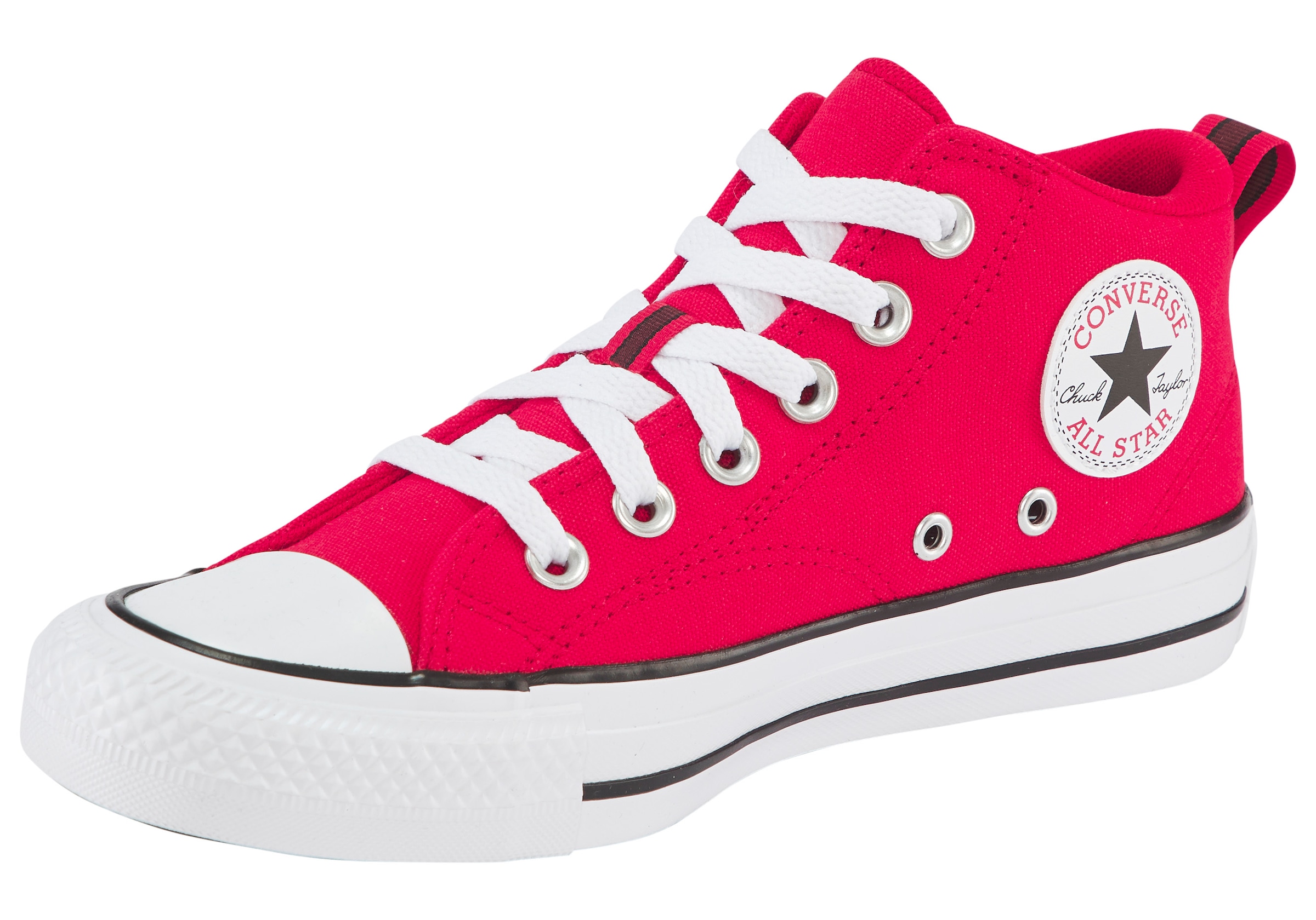 CONVERSE Jungen Sneaker "CHUCK TAYLOR ALL STAR MALDEN STREET", Gr. 38, weiß, Textil, Schuhe