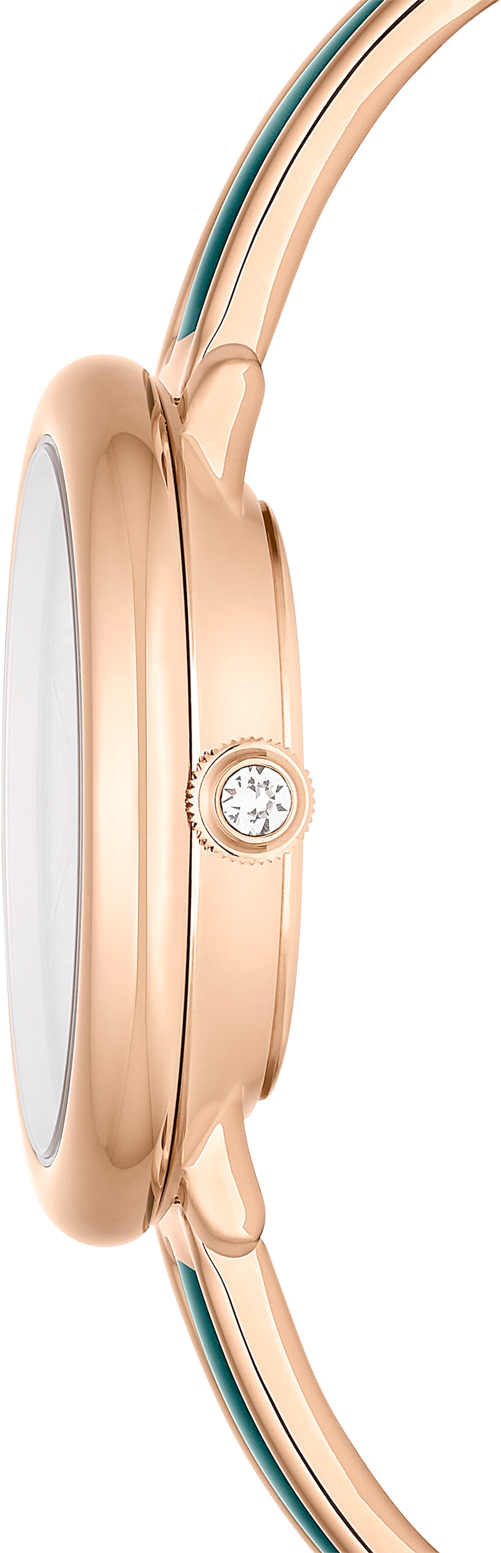 Swarovski Quarzuhr »CRYSTALLINE« Armbanduhr, Damenuhr, Swiss Made, Edelstahlarmband, analog