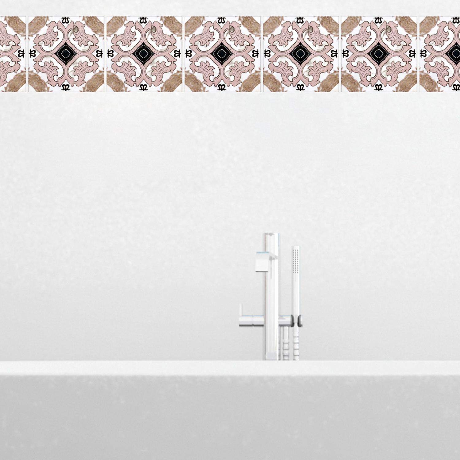 queence Fliesenaufkleber »Mosaik Muster«, Stickerfliesen, selbstklebend, Sticker, 12er Set