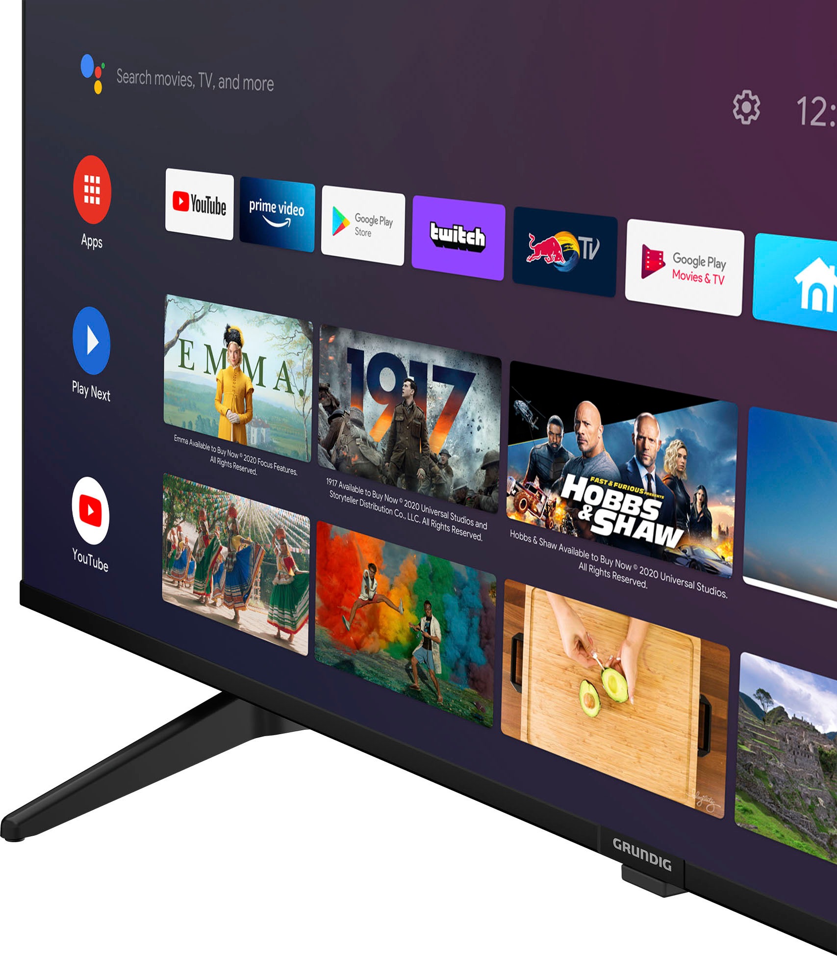 Grundig LED-Fernseher »55 VOE 73 AU7T00«, 139 cm/55 Zoll, 4K Ultra HD, Android  TV | BAUR