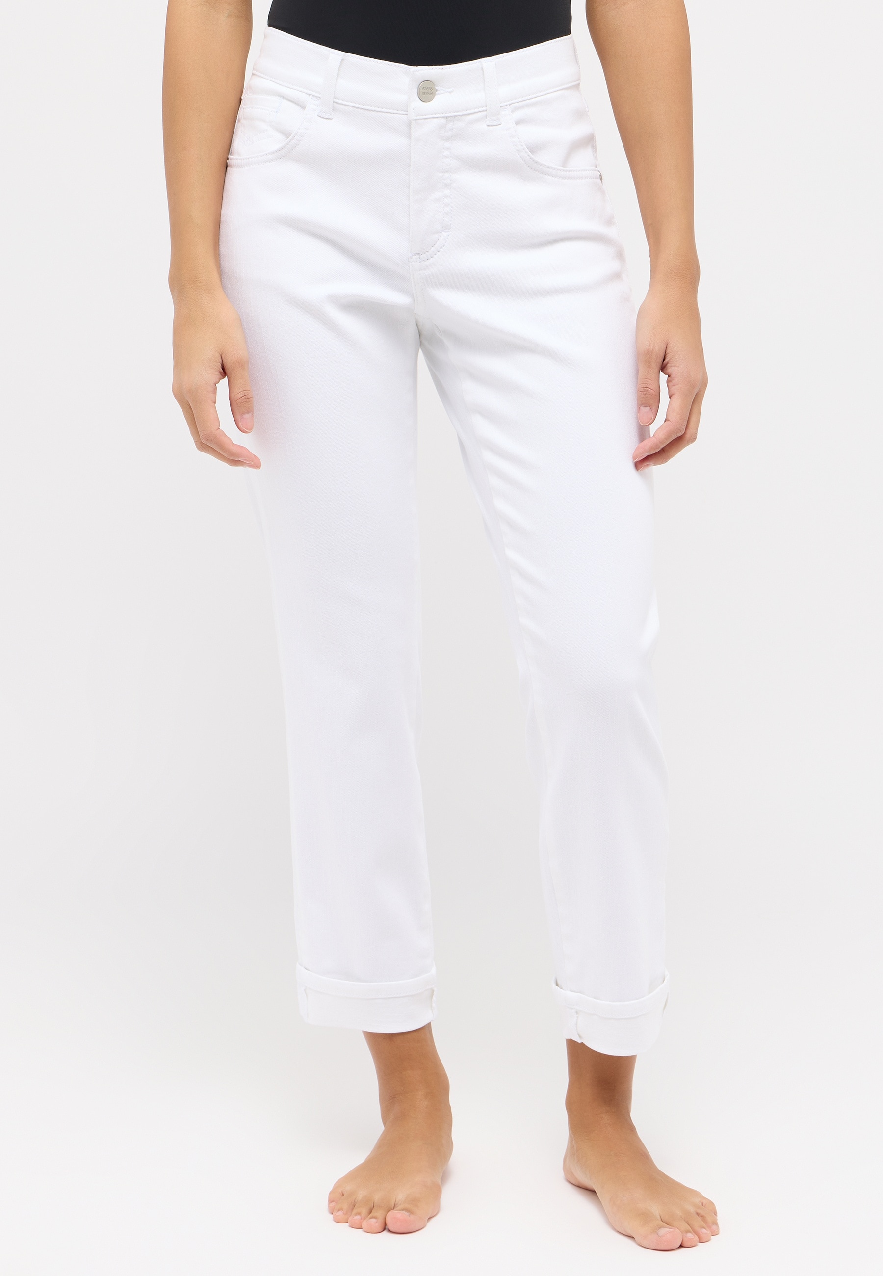 ANGELS Mom-Jeans »DARLEEN CROP TU«, im Five-Pocket Style