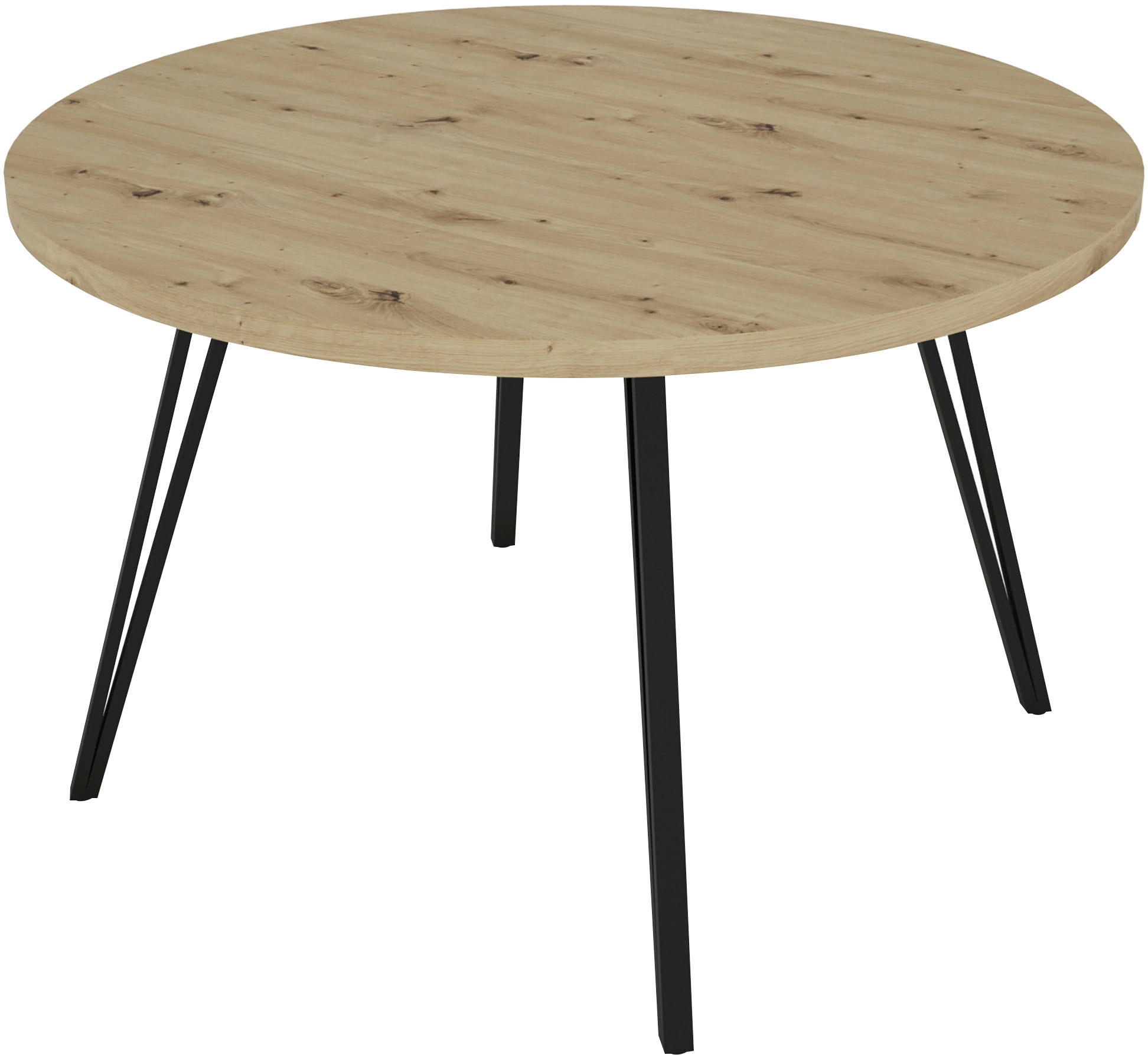 byLIVING Esstisch "Marta" 1 Stk. tlg. mit 120cm runder Tischplatte in Artis günstig online kaufen