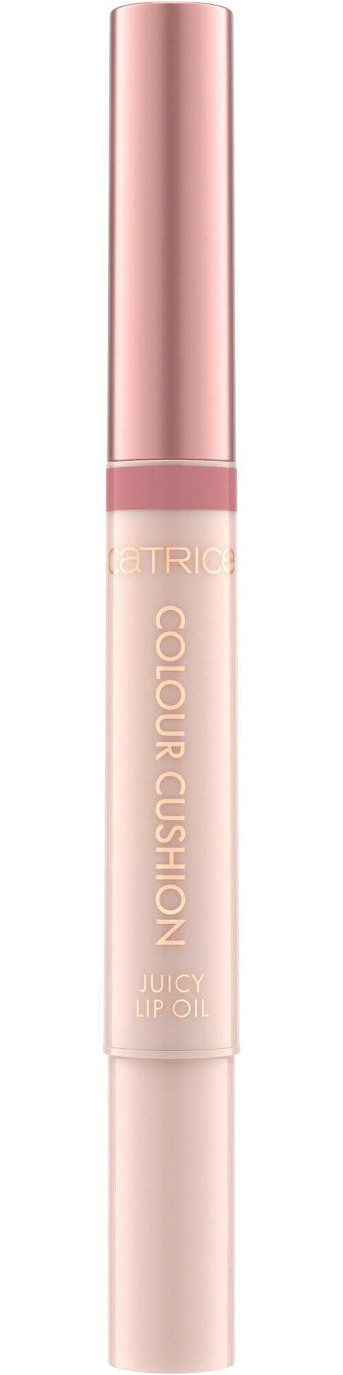 Catrice Lipgloss »Colour Cushion Juicy Lip Oil«, (Set, 3 tlg.), Kühler Rosa-Ton mit glänzendem, nicht klebendem Finish