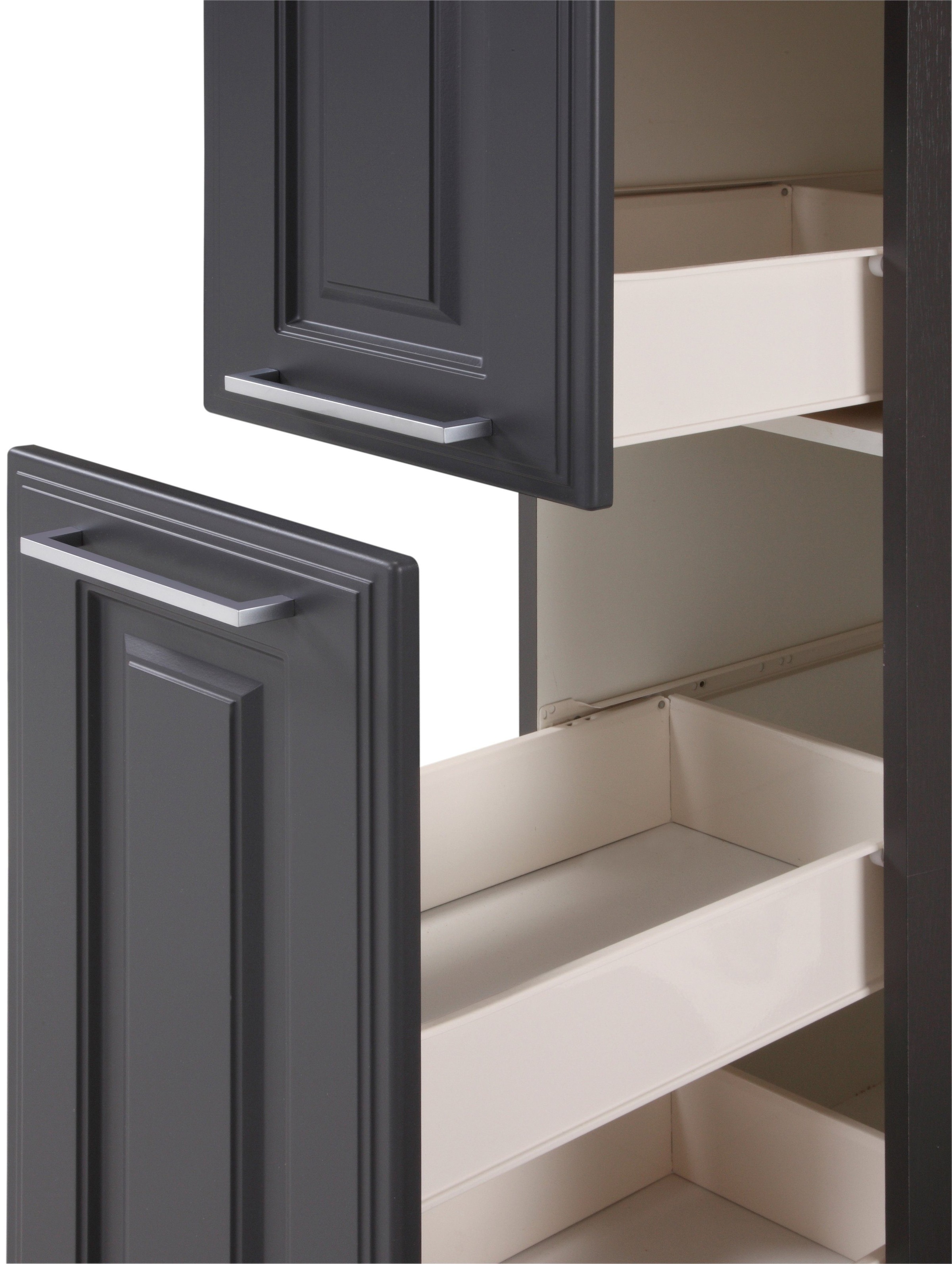 HELD MÖBEL Apothekerschrank »Stockholm«, hochwertige MDF-Fronten, 200 cm hoch, viel Stauraum