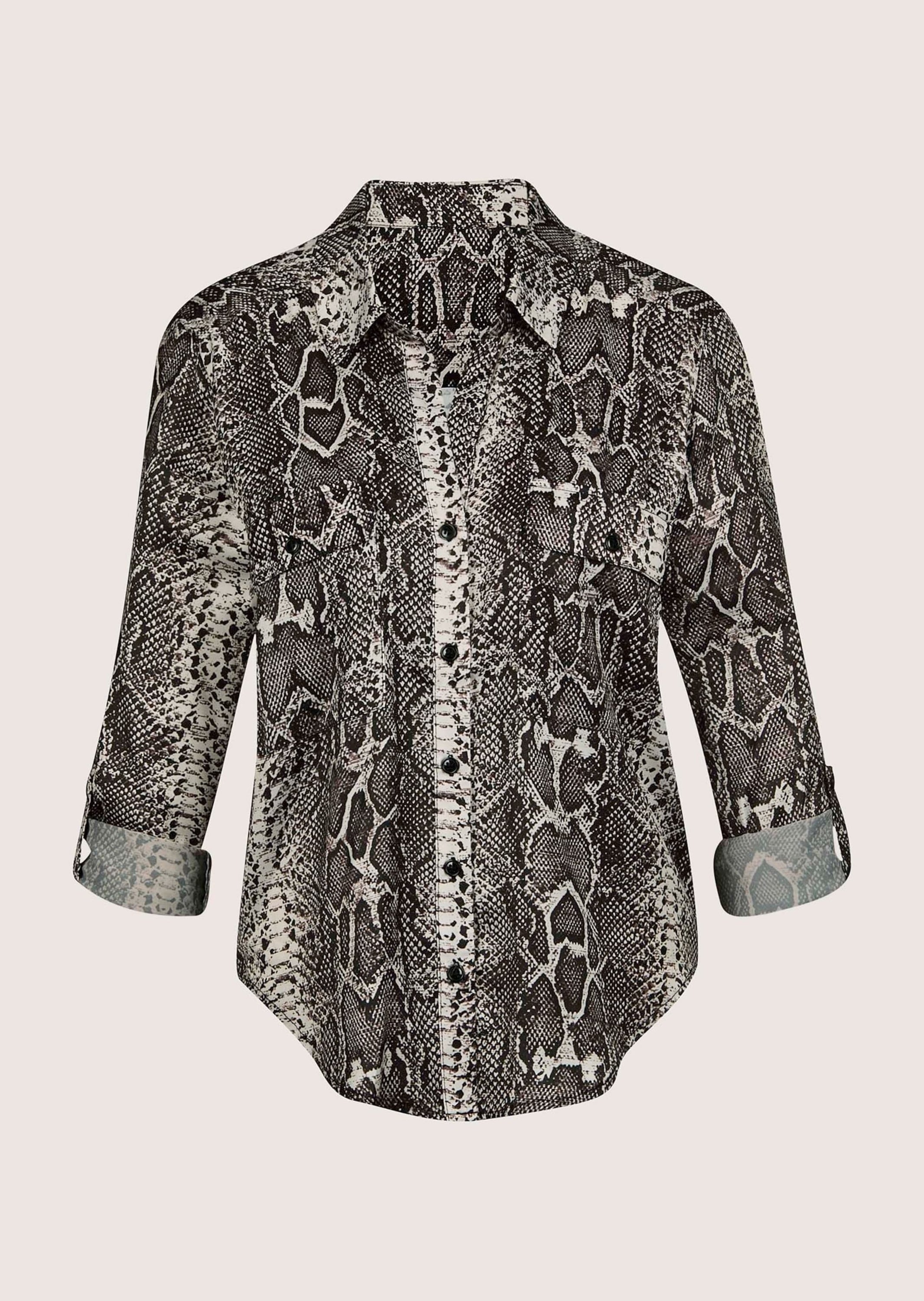 MADELEINE Hemdbluse "Bluse Lange Hemdbluse mit Unikat-Print" günstig online kaufen