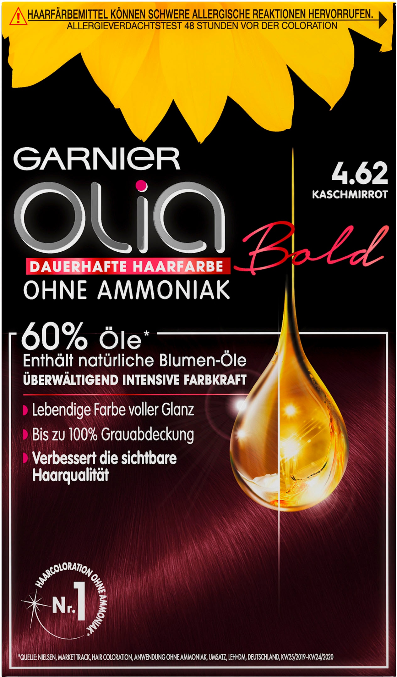 GARNIER Coloration »Olia dauerhafte Haarfarbe«, mit pflegender Formel