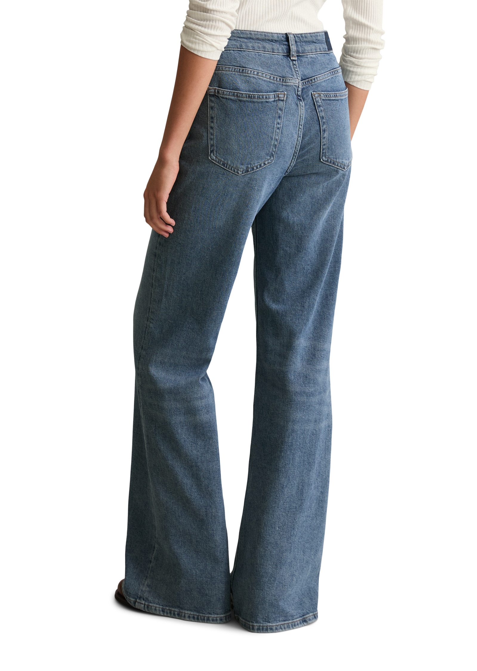 Marc O'Polo DENIM Bootcut-Jeans »aus Organic-Cotton-Lyocell-Mix«
