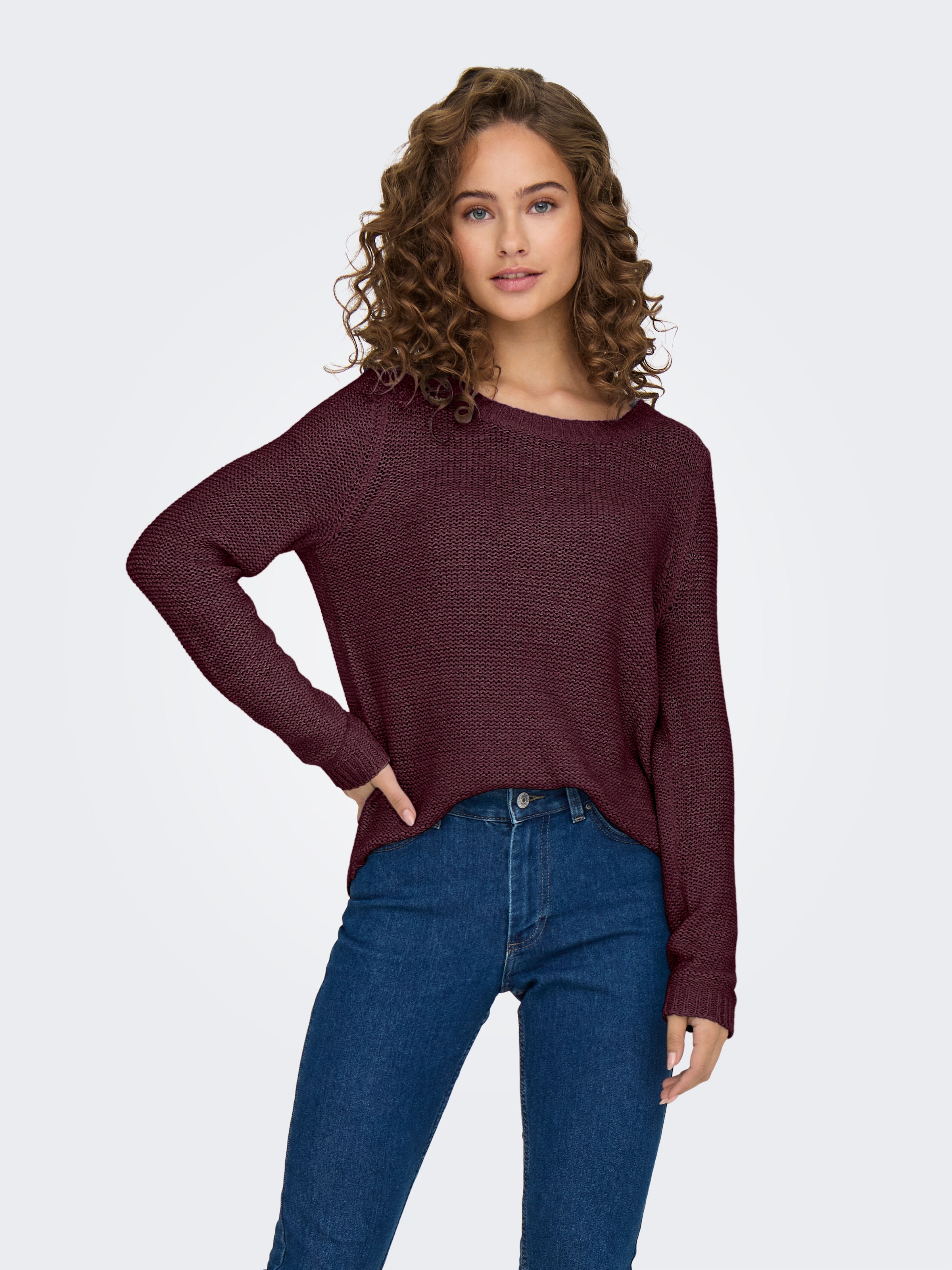 ONLY Strickpullover "ONLGEENA XO L/S PULLOVER KNT NOOS" günstig online kaufen