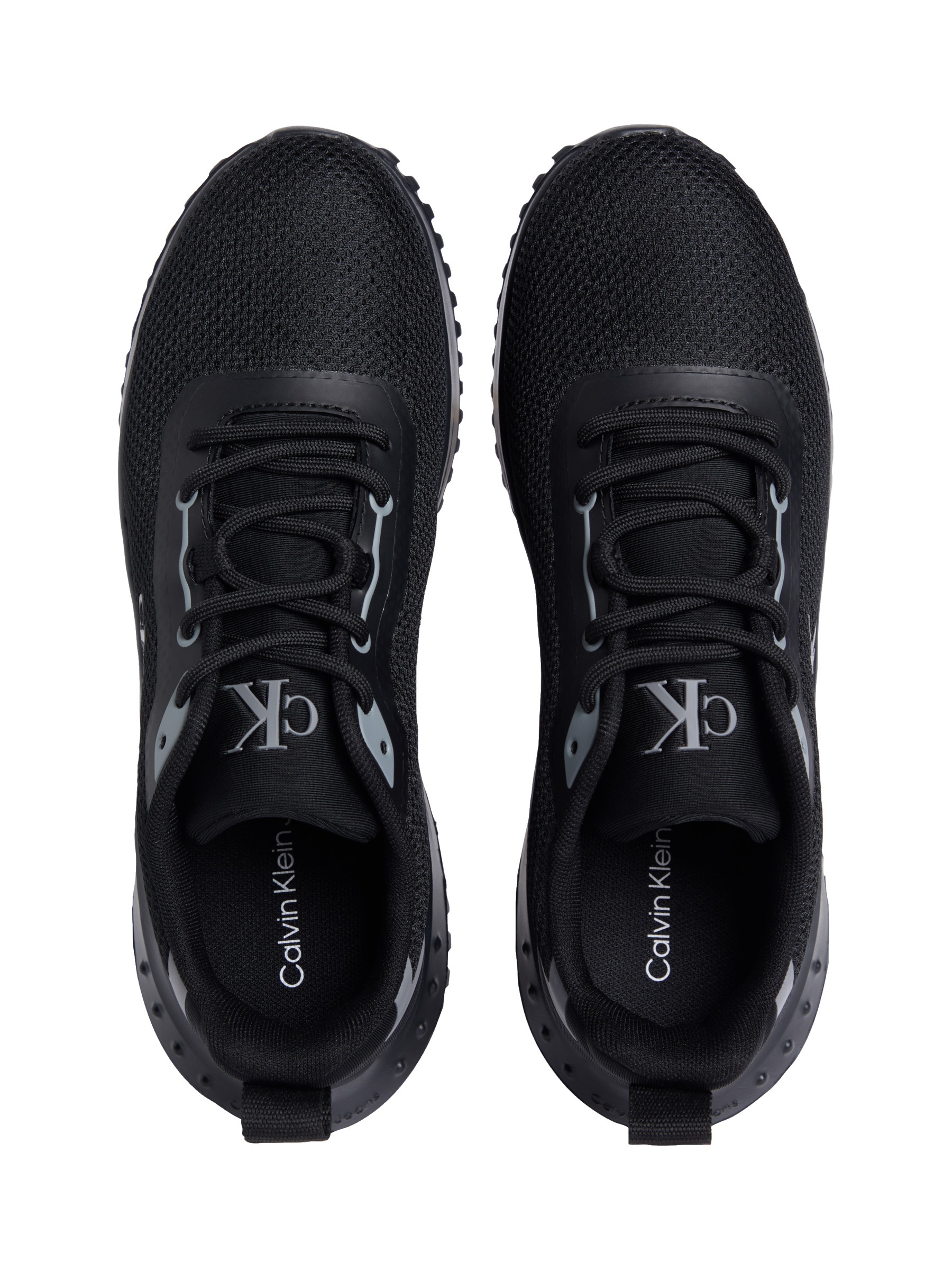 Calvin Klein Jeans Sneaker »EVA RUNNER L-UP MIX MESH LOGO CK«, Schnürschuh, Freizeitschuh, Halbschuh mit CK Logo an der Seite