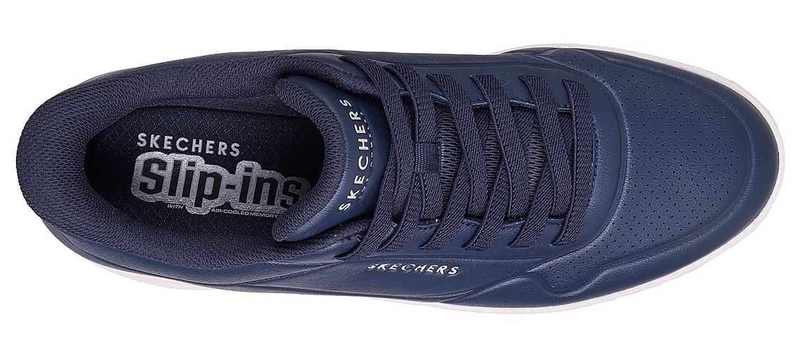 Skechers Slip-On Sneaker »UNO CTL-UNO DURABUCK SLIP IN«, Retro Sneaker, Slipper mit Luftkissendämpfung