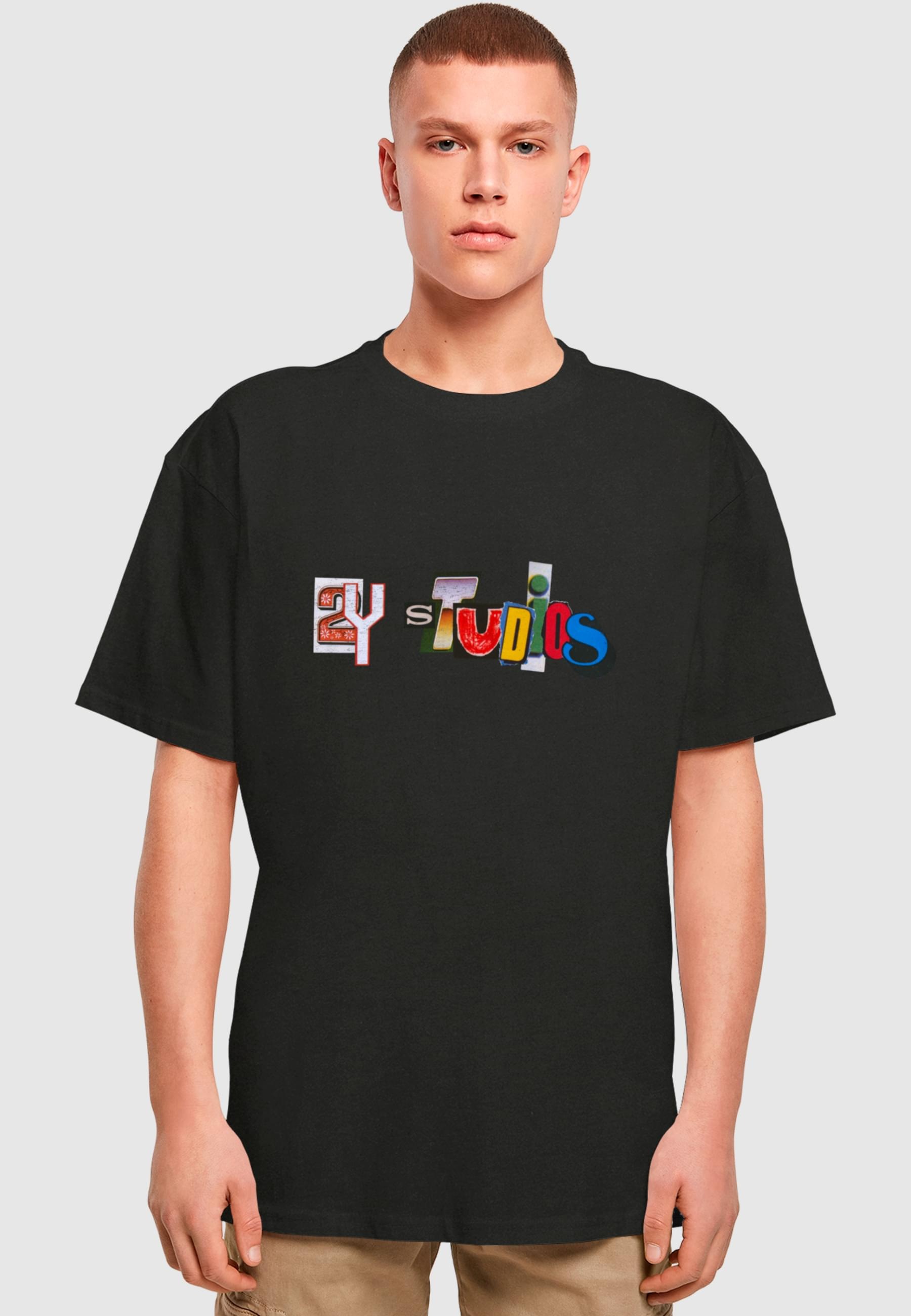 2Y Studios T-Shirt "2Y Studios Herren RANSOM NOTE LOGO TEE" 1 Stk. tlg. günstig online kaufen
