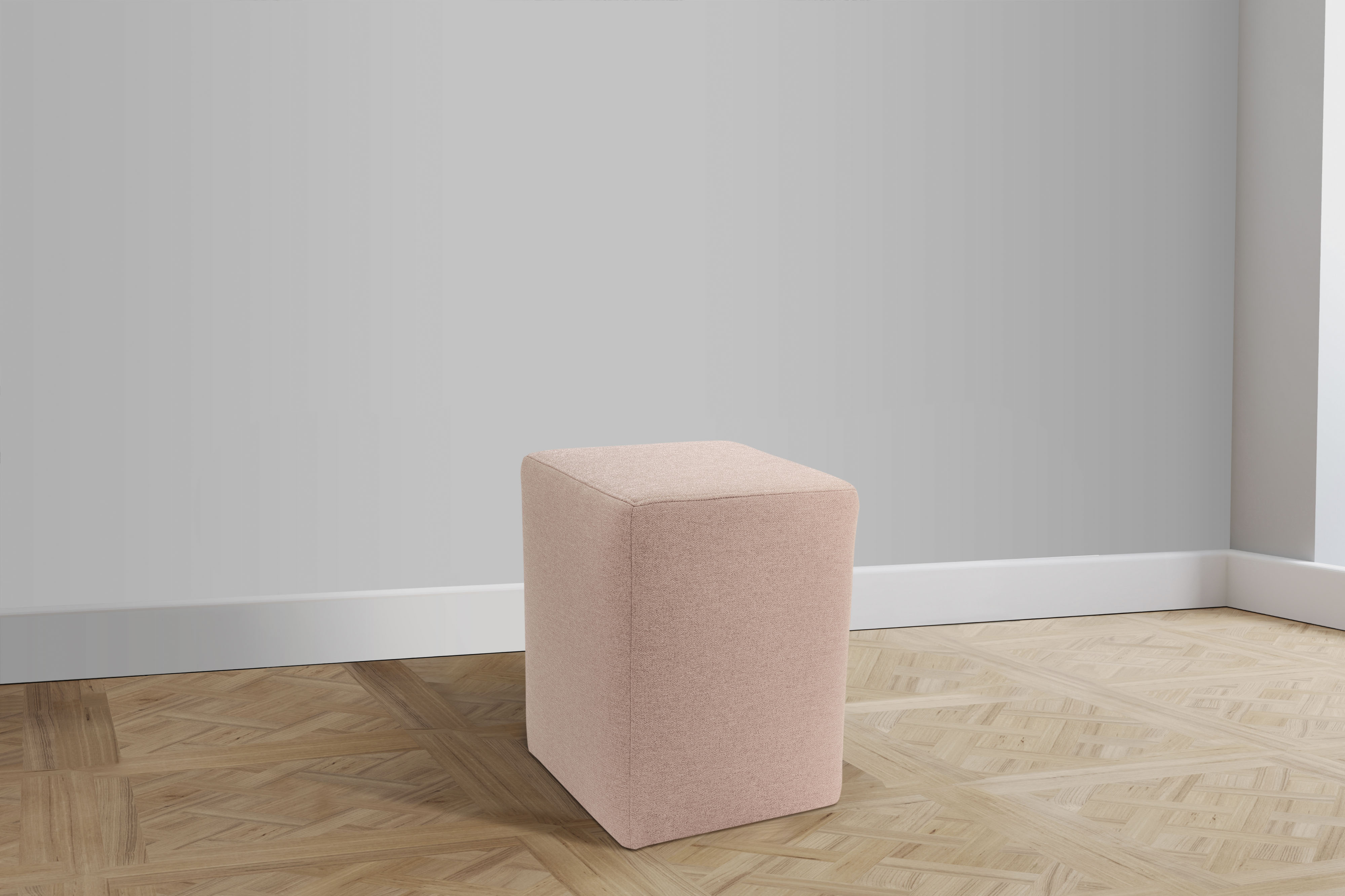 DOMO collection Polsterhocker "700012 B/T/H: 38/38/47 cm" in 2 Wochen lieferbar, in vielen Farben, Cord und Feinstruktur