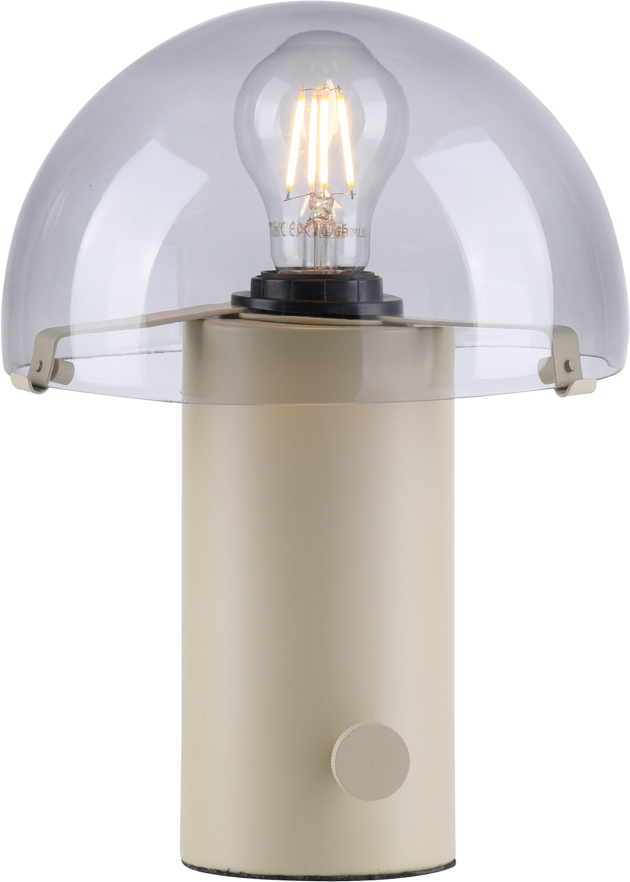 skandinavisch Tischleuchte Pilzlampe Tischlampe »Skickja«, BAUR E27, | Drehschalter, andas