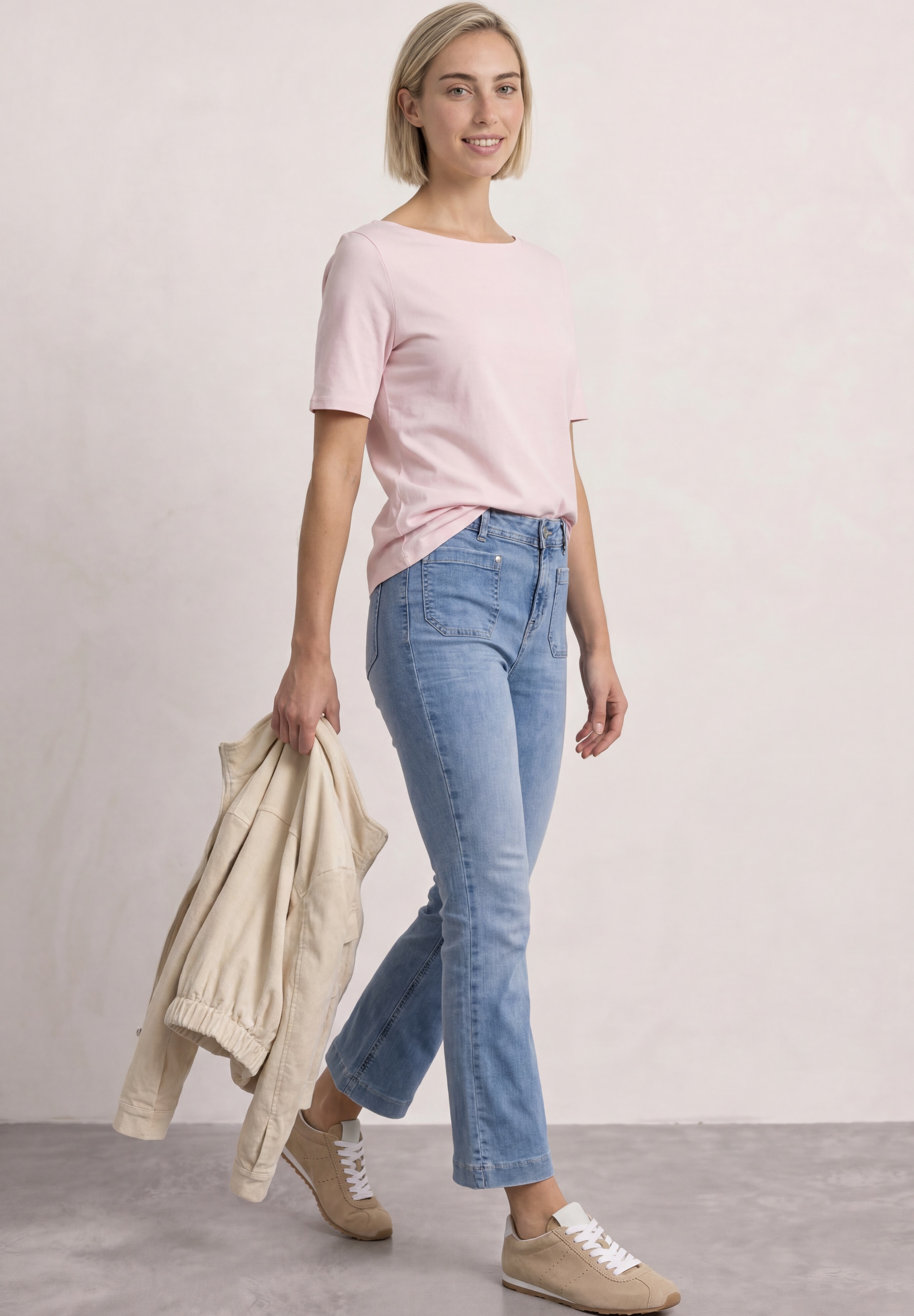 STREET ONE Slim-fit-Jeans High Waist