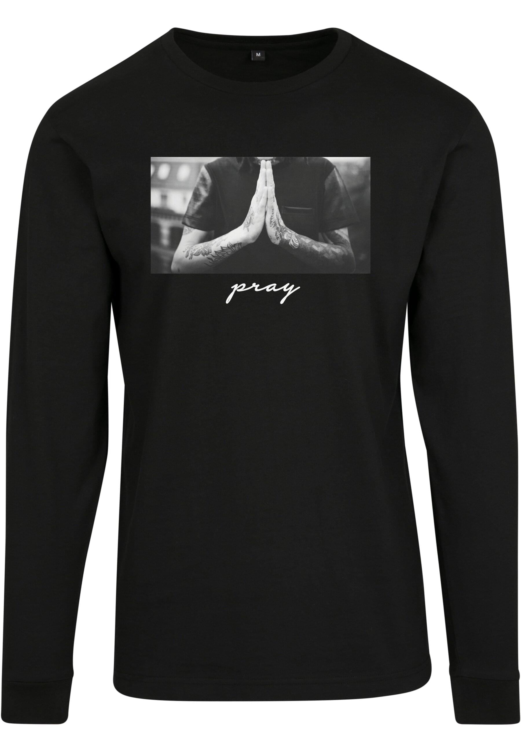 MisterTee Longsleeve »MisterTee Herren Pray Longsleeve«