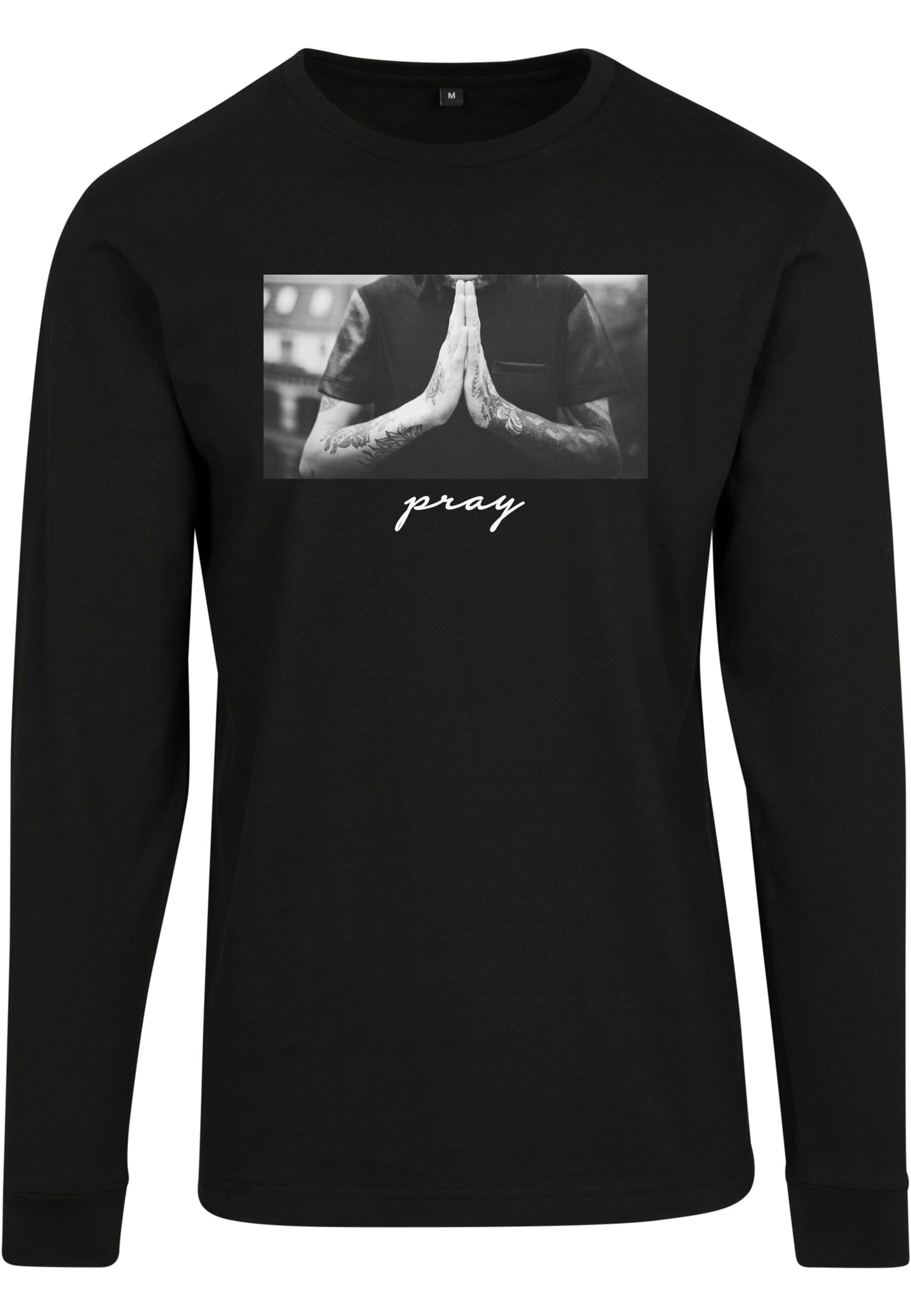 MisterTee Longsleeve "MisterTee Herren Pray Longsleeve" 1 Stk. tlg. günstig online kaufen