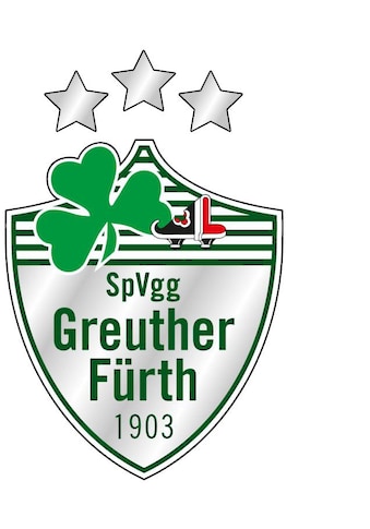 Wandtattoo »SpVgg Greuther Fürth Logo«, (Set, 1 St.)