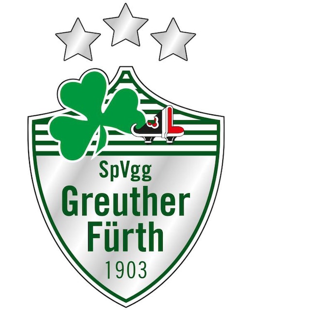 Wandtattoo Logo«, | bestellen Wall-Art Greuther Fürth BAUR »SpVgg (1 St.)