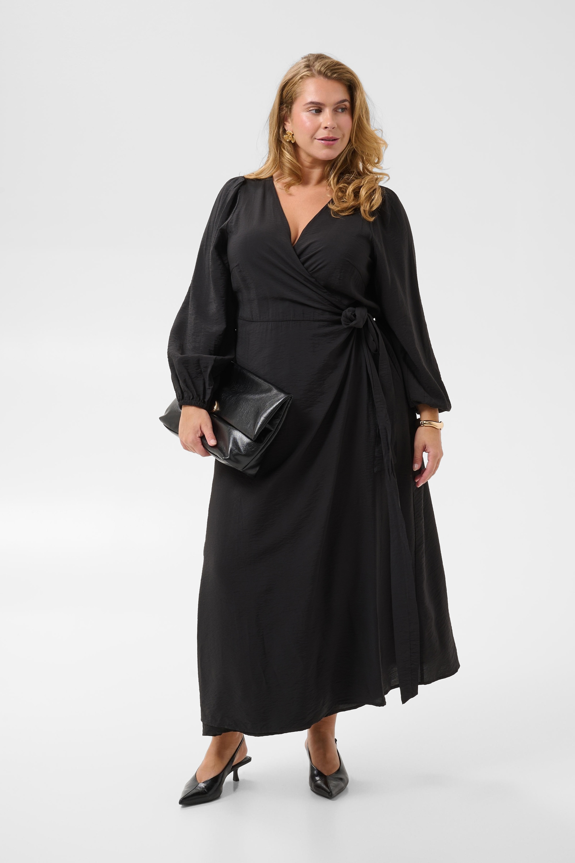 KAFFE Curve Midikleid »KAFFE Curve Kleid KCelsa«