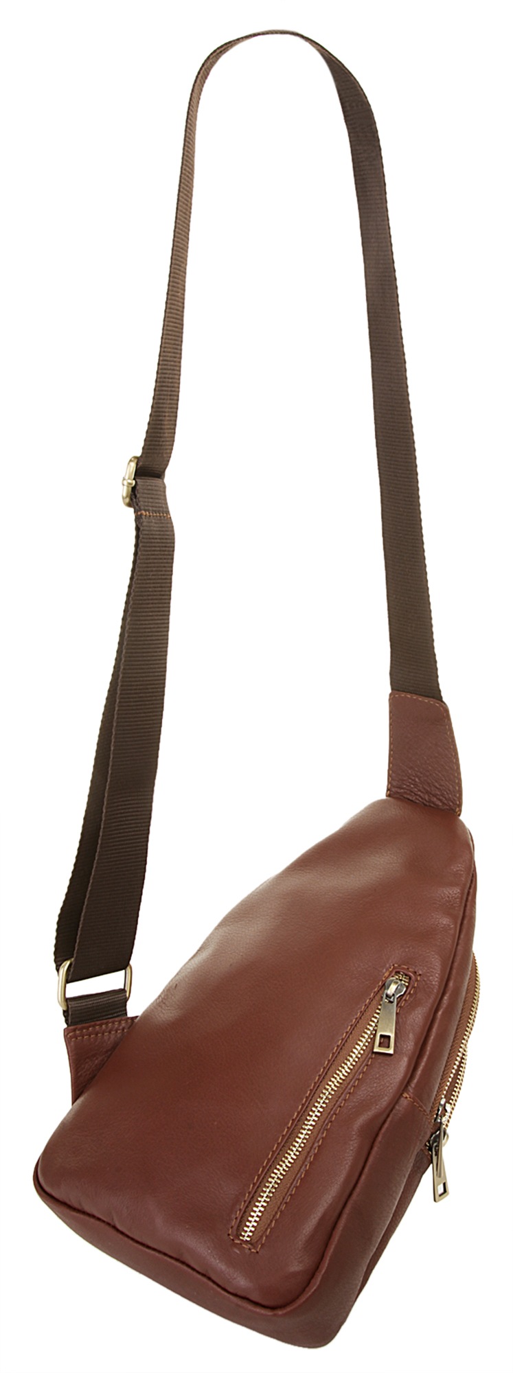 Piké Umhängetasche, echt Leder, Made in Italy