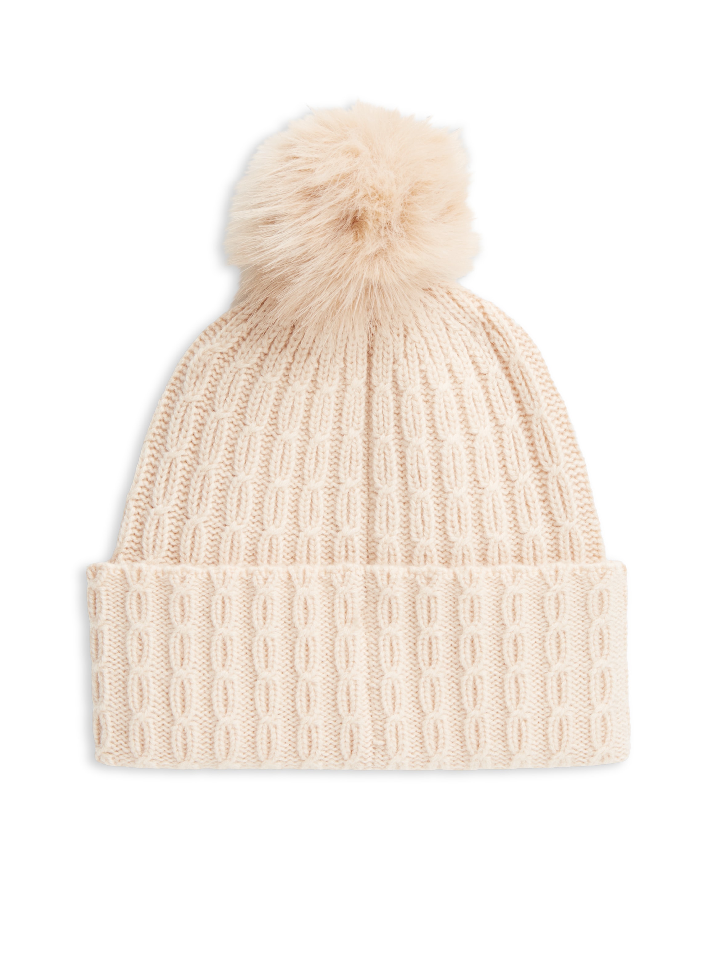 Tommy Hilfiger Beanie »TH SCRIPT CABLE POM« mit Kaschmiranteil