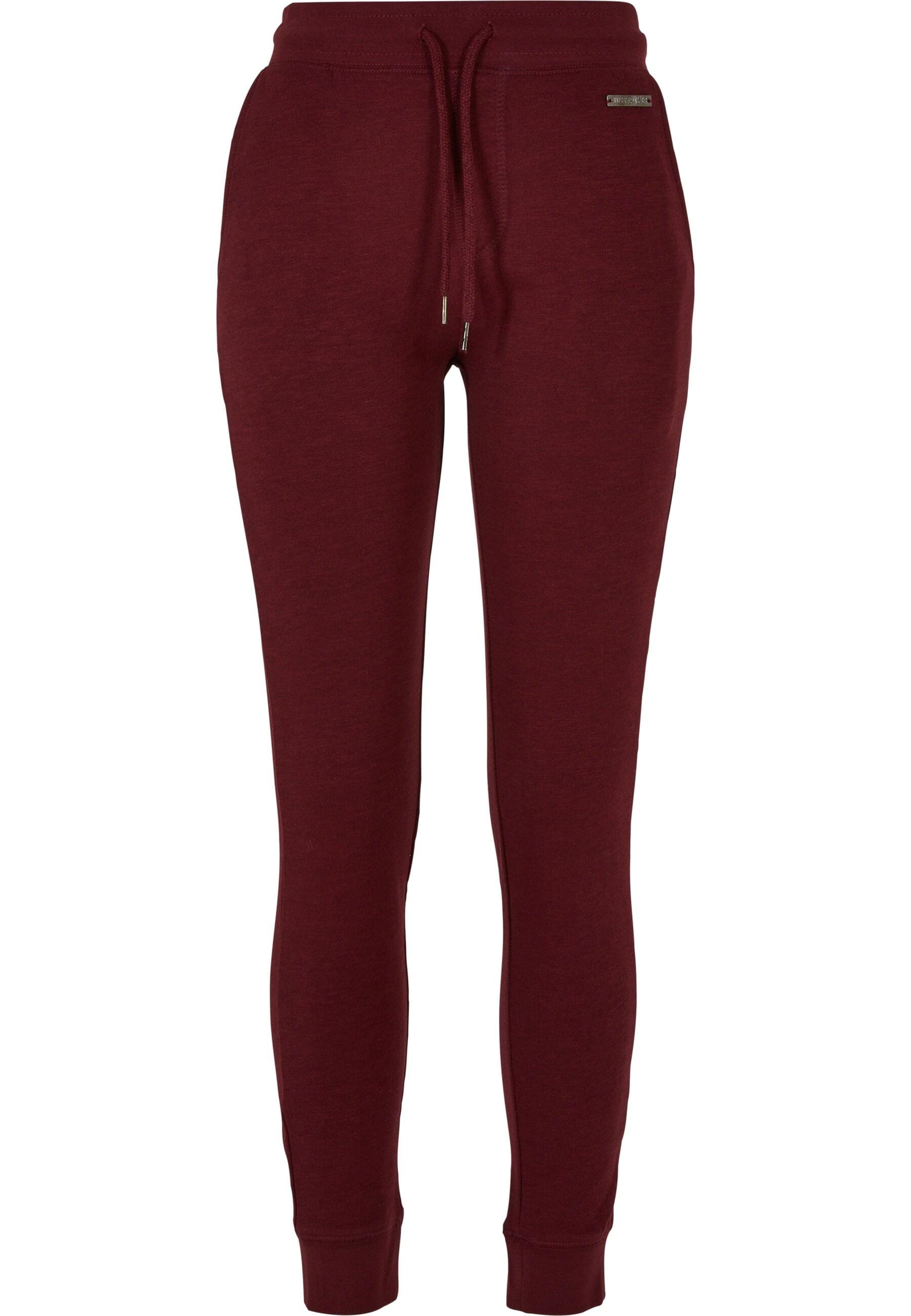 Just Rhyse Stoffhose »Just Rhyse Damen Just Rhyse Poppy Sweat Pants Burgundy«, (1 tlg.)