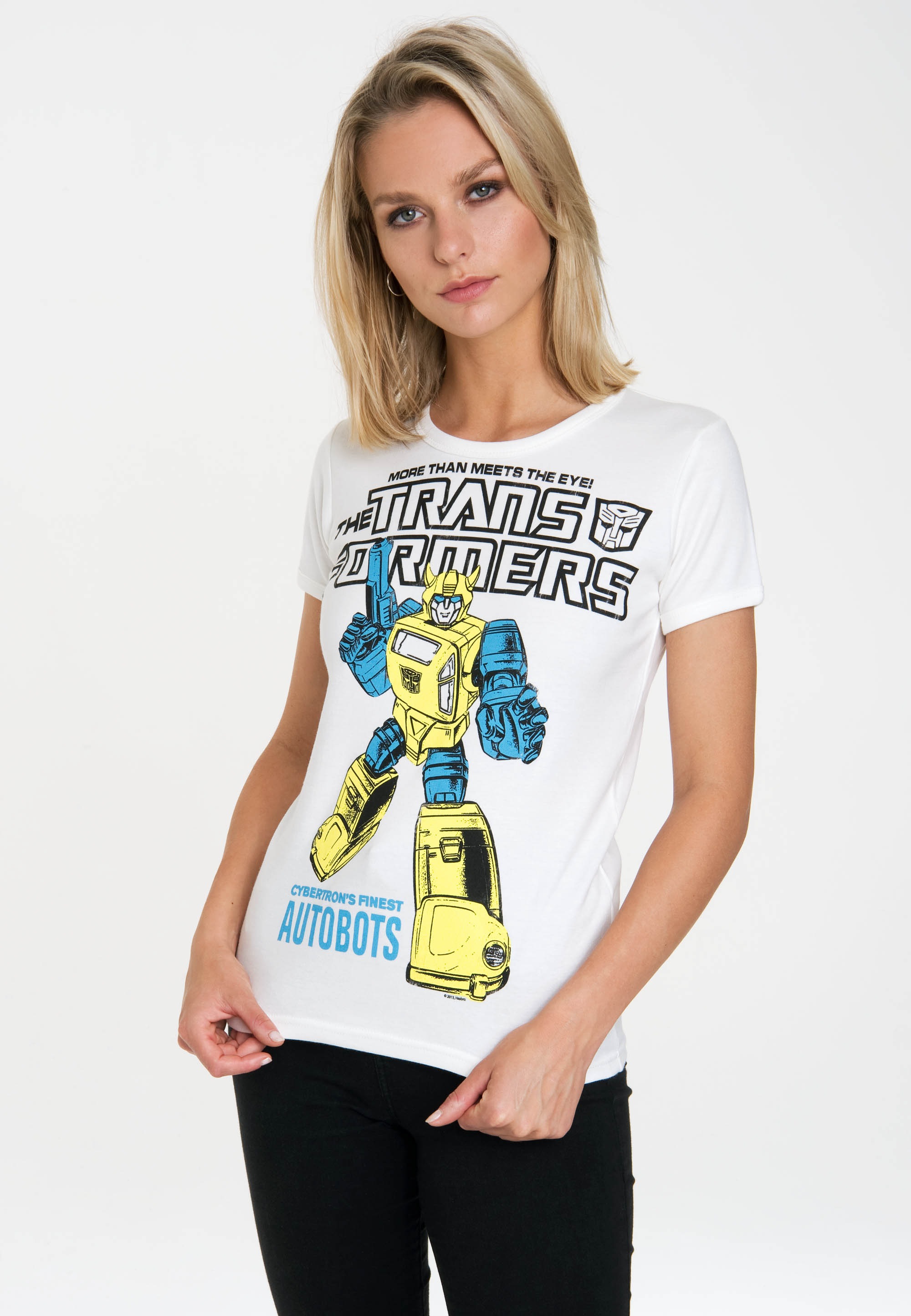 LOGOSHIRT T-Shirt »Bumblebee - Autobots«, mit lizenzierten Originaldesign