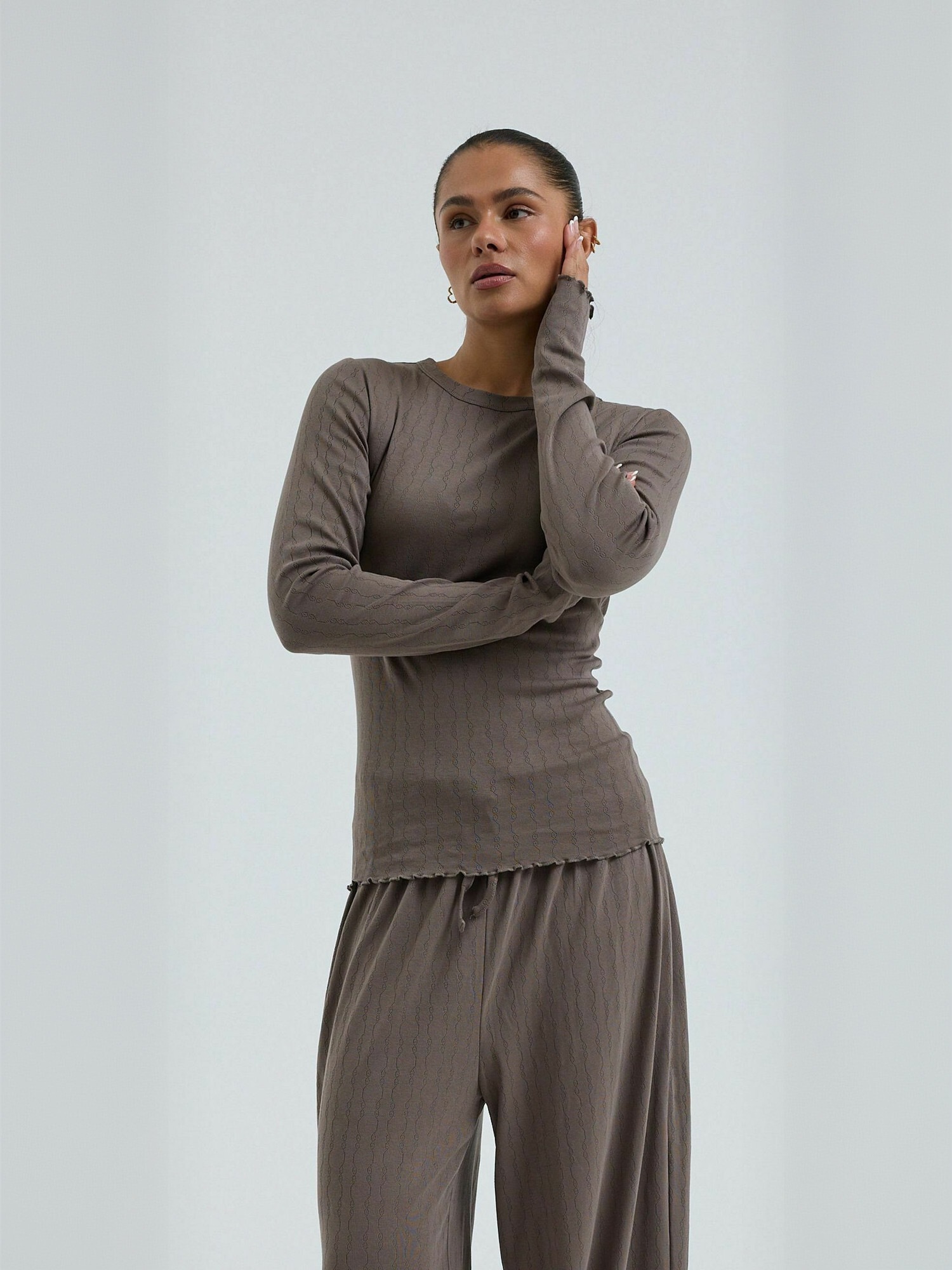 Seamless Basic Hemdbluse »Seamless Basic Shirt Jacquard«