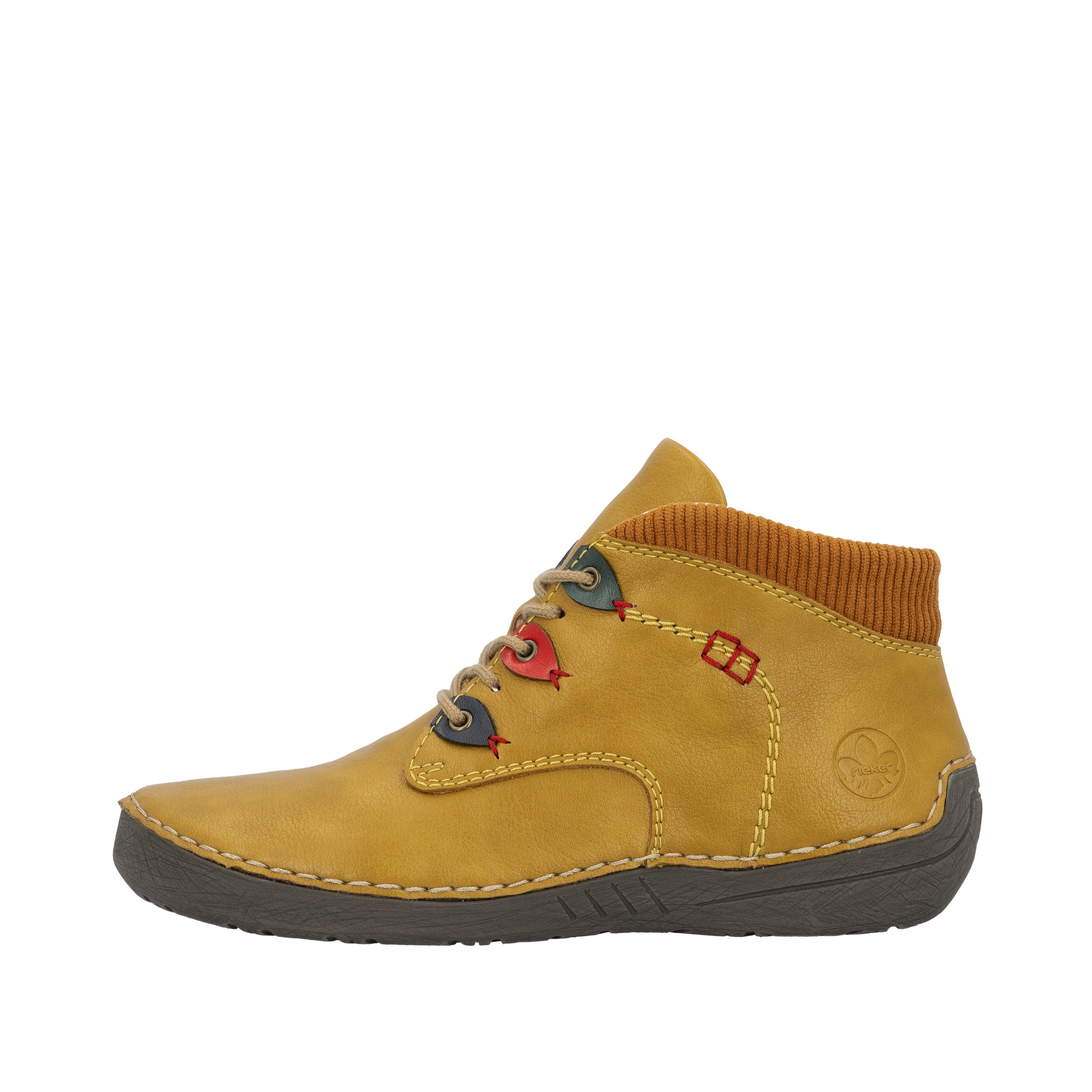 Rieker Schnürboots, Stiefelette, High Top Sneaker mit Innenreißverschluss