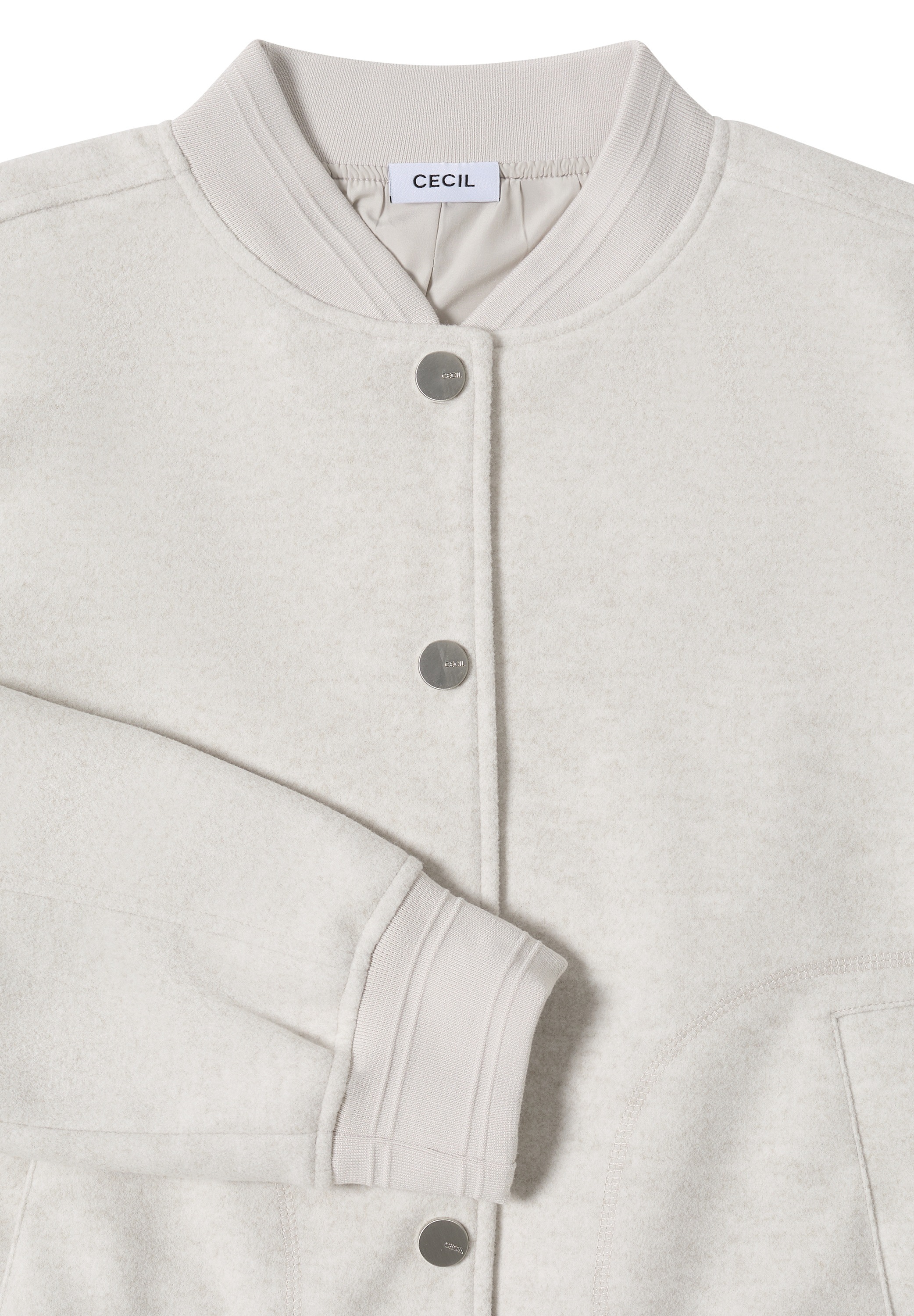 Cecil Blouson ohne Kapuze in Woll-Optik