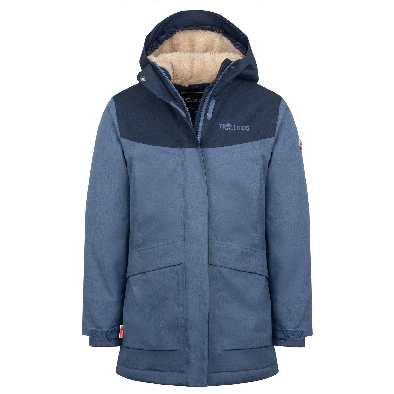 TROLLKIDS Wintermantel "GIRLS OSLO COAT PRO" länger geschnittener Wintermantel, gefüttert, wasserdicht, mit Membran