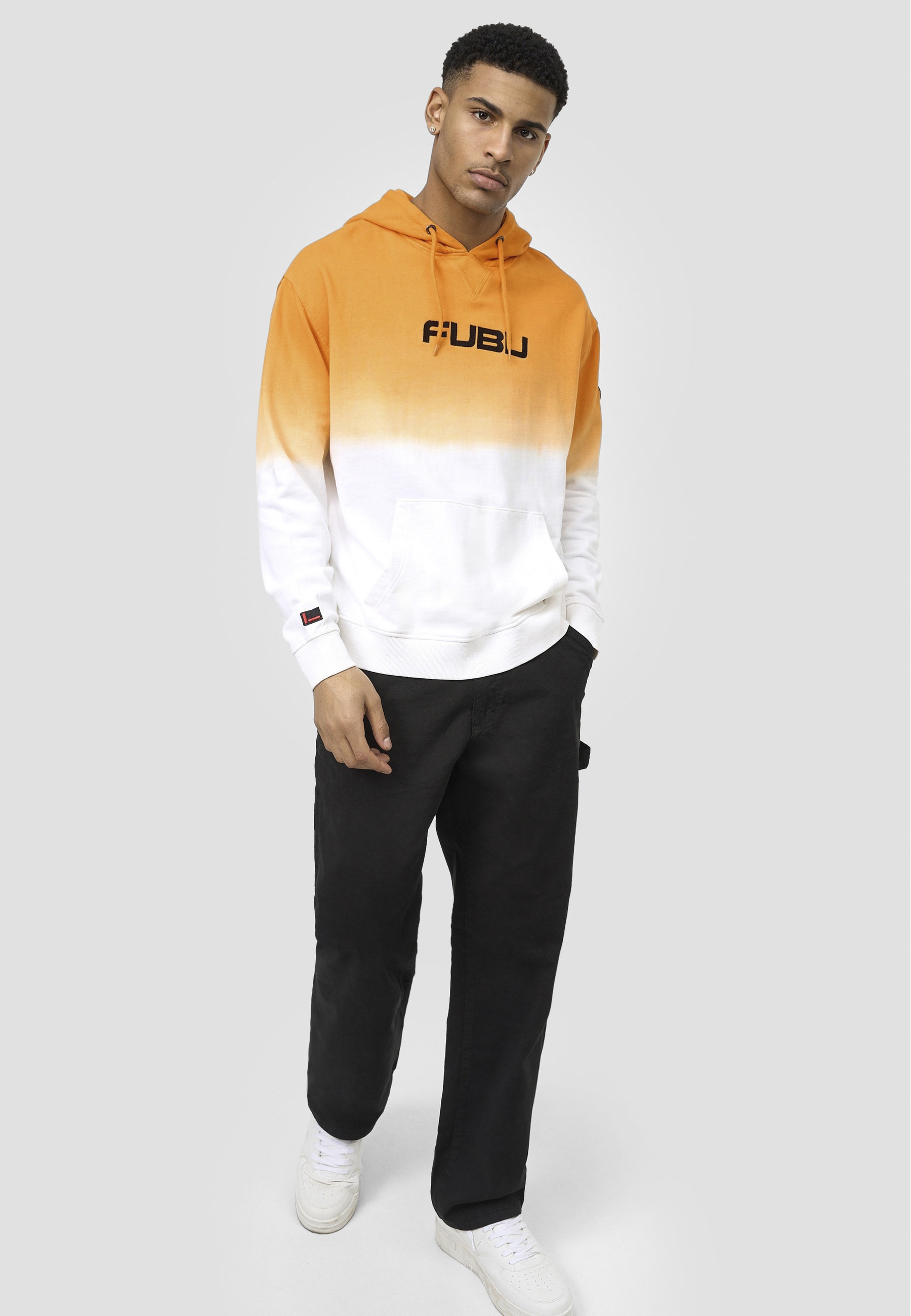 Fubu Kapuzensweatshirt »Fubu Herren FM213-003-1 Corporate Hooded Sweatshirt Gradient«, 1 Stk.
