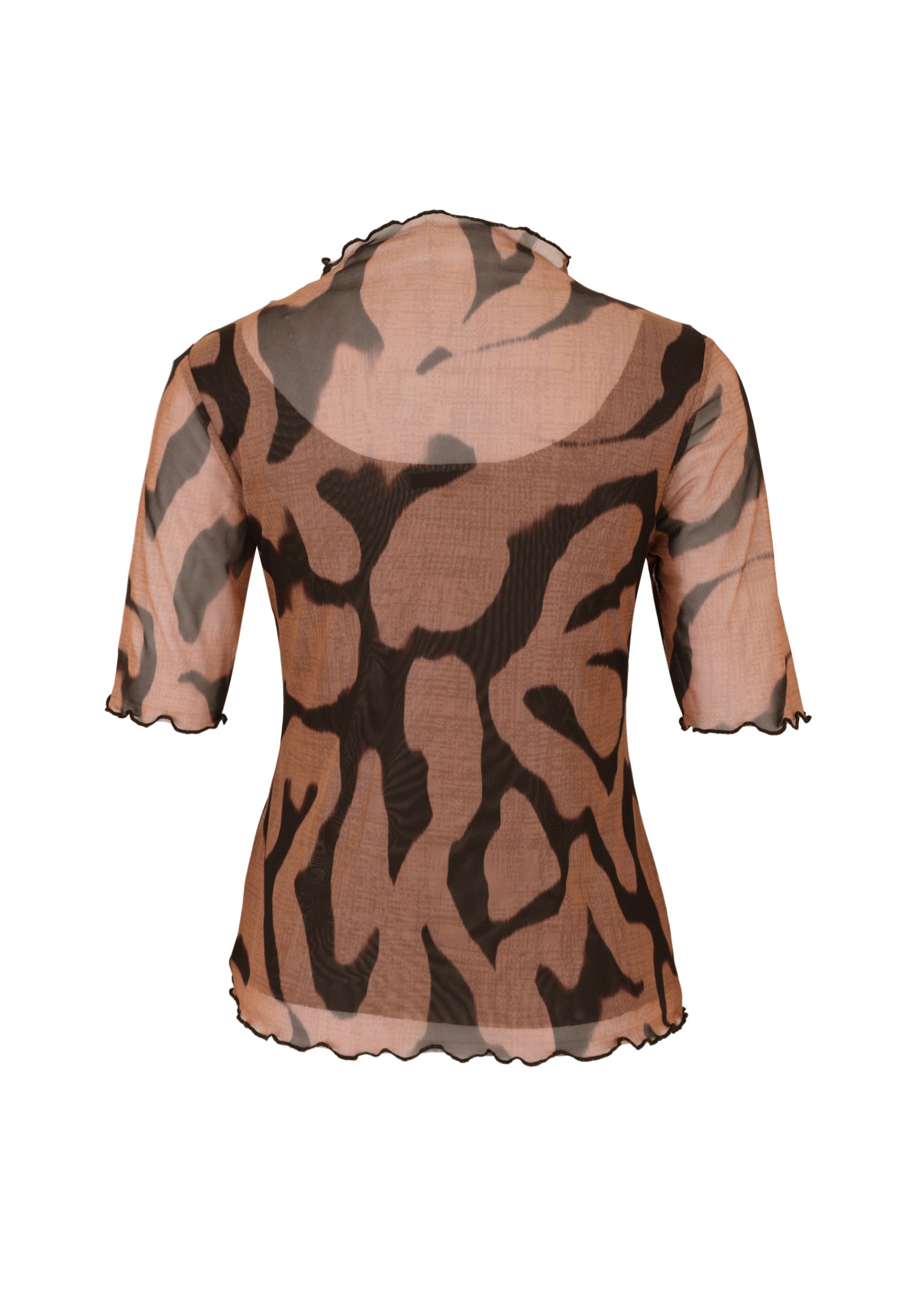 Thumbnail - Zero Kurzarmshirt "Damen Mesh-Shirt mit Wellensaum" 1 Stk. tlg. weiteres Detail