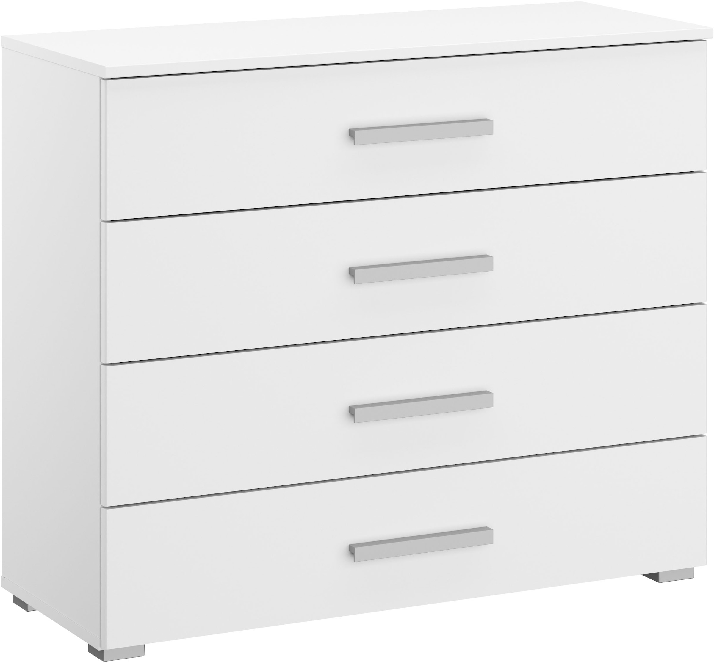 rauch "Sideboard Kommode Schubkastenkommode KOLUNA mit Dekorfront" Breite 80 cm mit moderner Dekorfront, vier große und geräumige Schubladen mit viel Stauraum MADE IN GERMANY