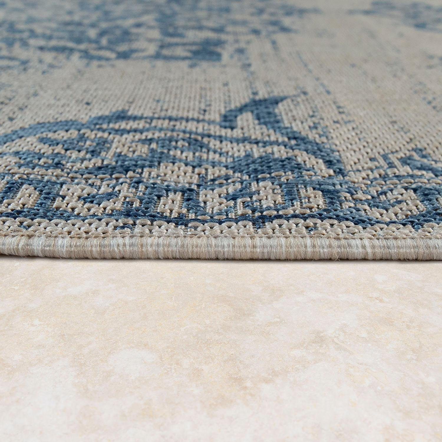 Thumbnail - Paco Home Teppich "Coco 206", rechteckig, 4 mm Höhe, Flachgewebe, modernes Design, Orient-Optik, In- und Outdoor geeigne...