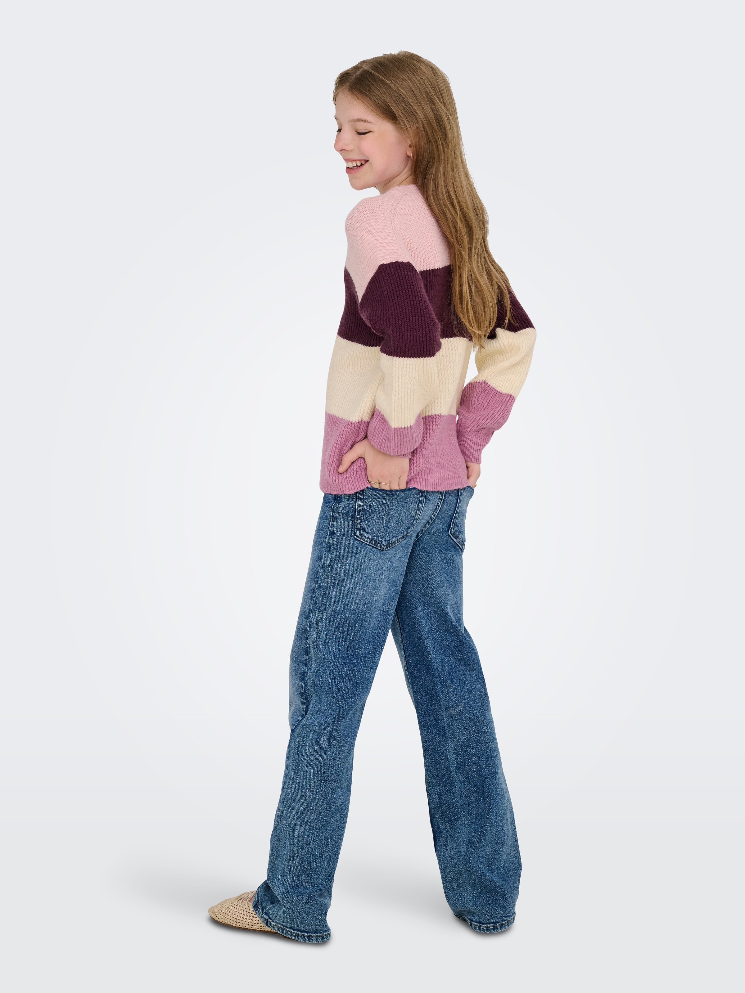 Thumbnail - KIDS ONLY Strickpullover "KOGSANDY L/S STRIPE PULLOVER KNT NOOS"