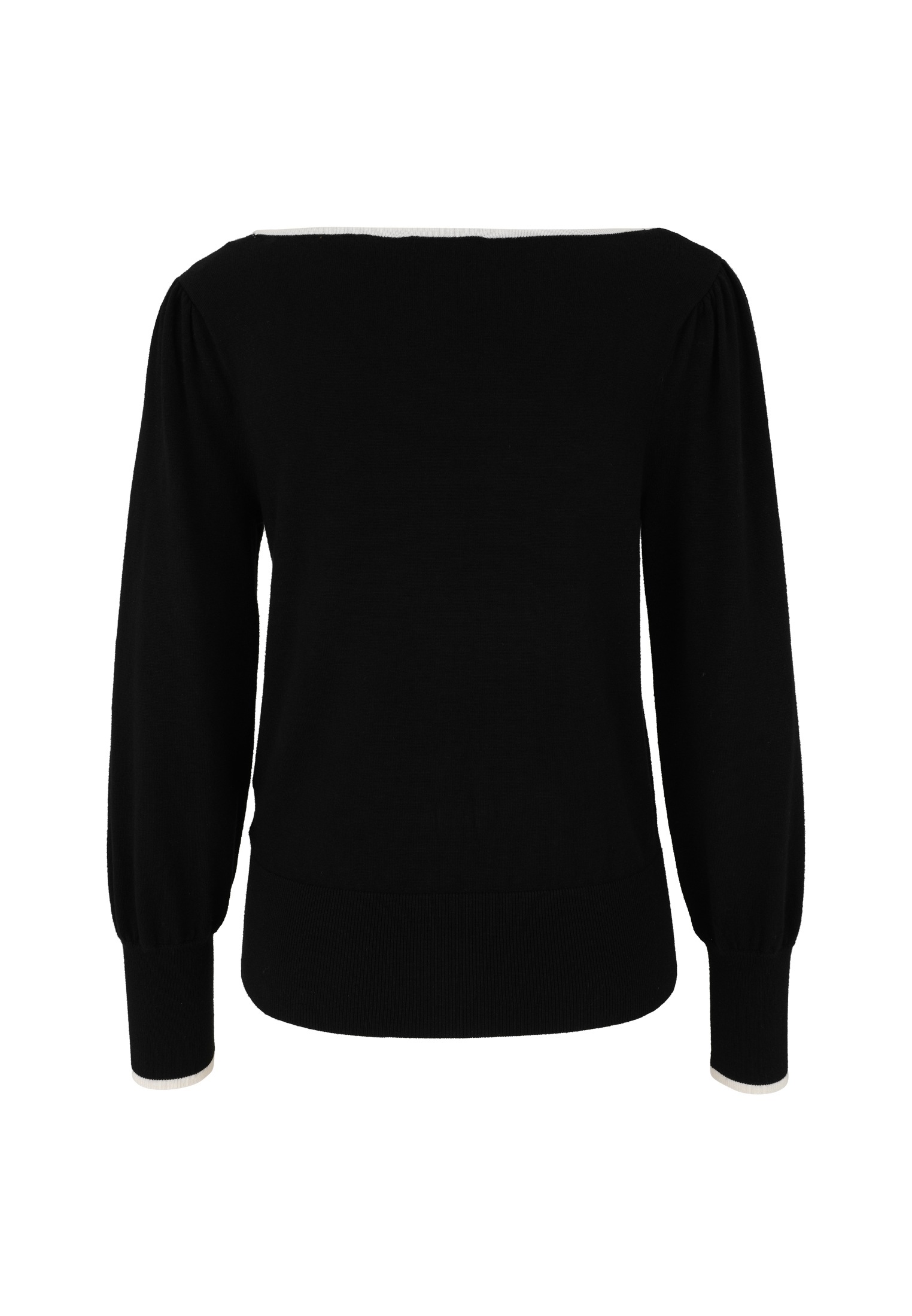 Thumbnail - Zero Strickpullover "Damen Feinstrickpullover mit Kontrastpaspel" 1 Stk. tlg. weiteres Detail
