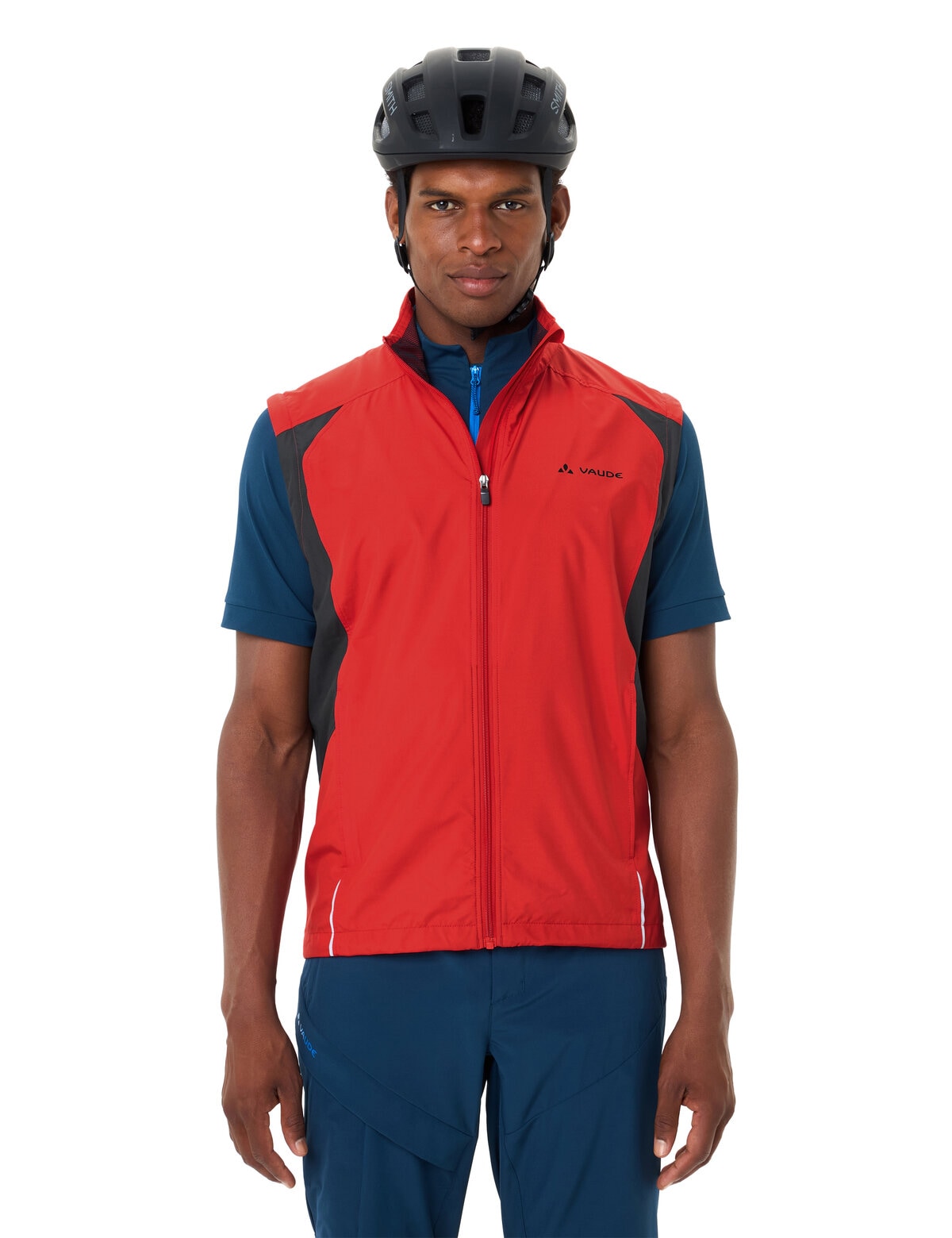 VAUDE Fahrradjacke "Mens Dundee Classic ZO Jacket" ohne Kapuze für Radsport und Outdoor-Aktivitäten, winddicht, wasserabweisend