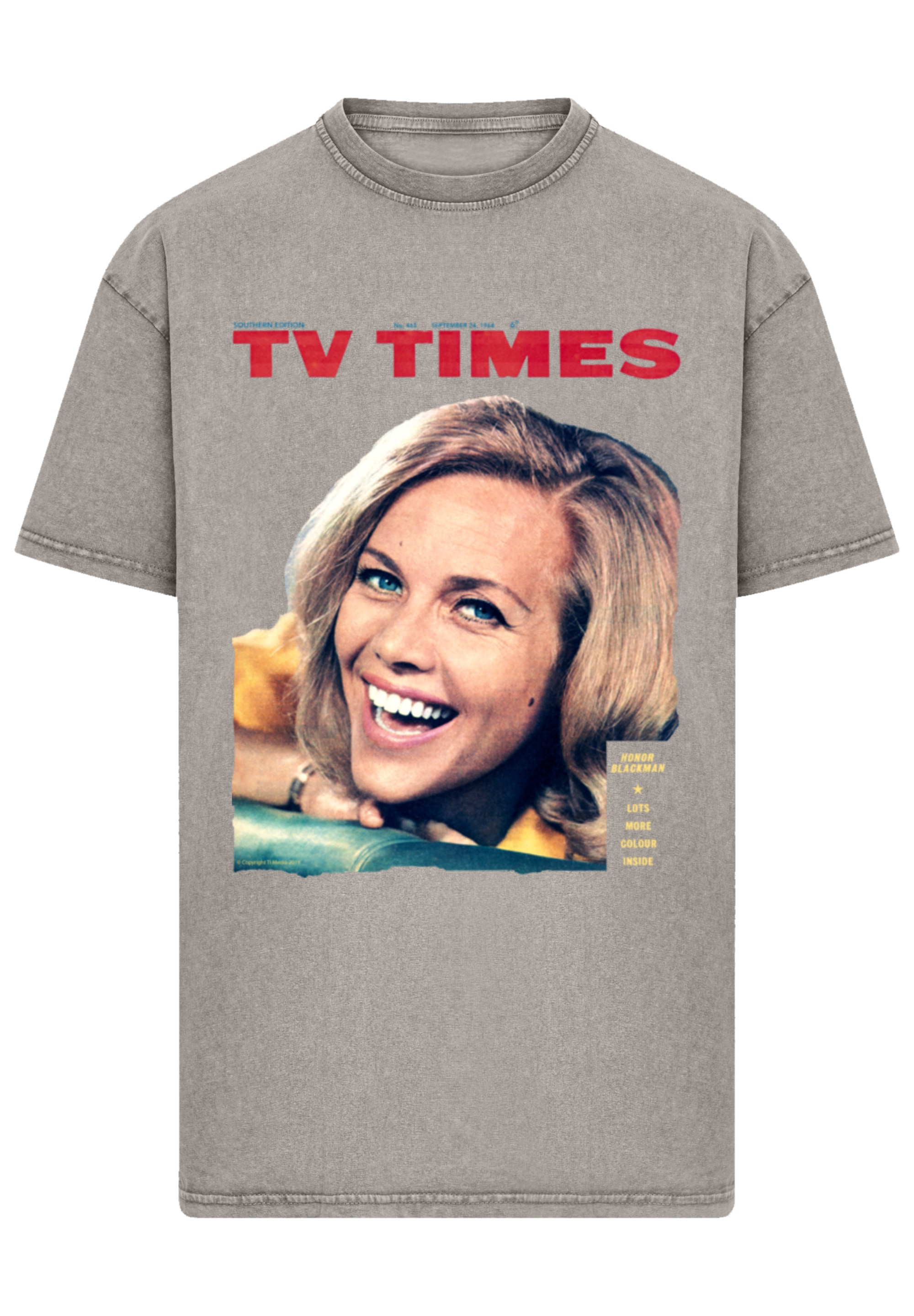 F4NT4STIC T-Shirt »TV Times Honor Blackman 1964 Cover«, Premium Qualität