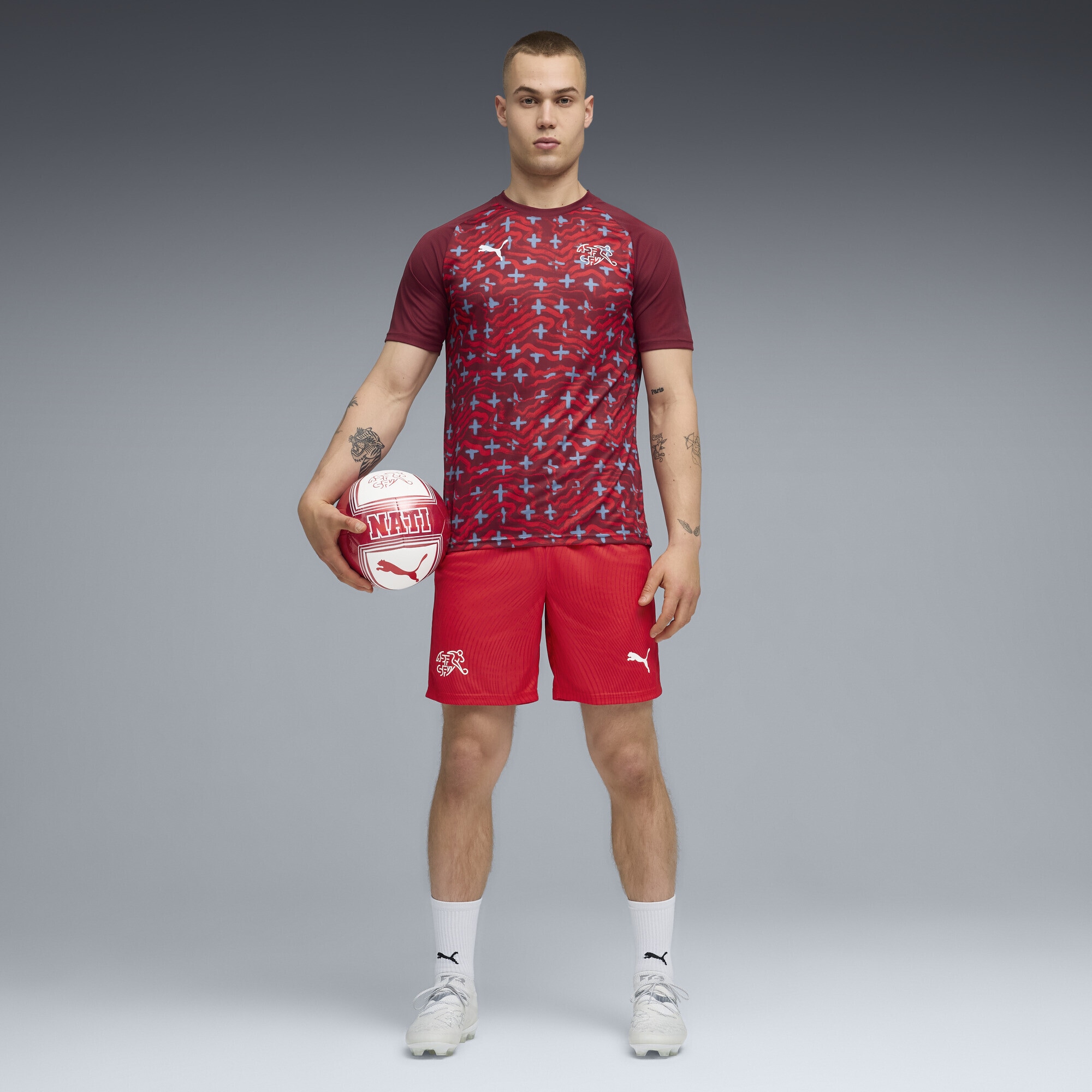 PUMA Trainingsshirt »Schweiz Aufwärmtrikot Herren«